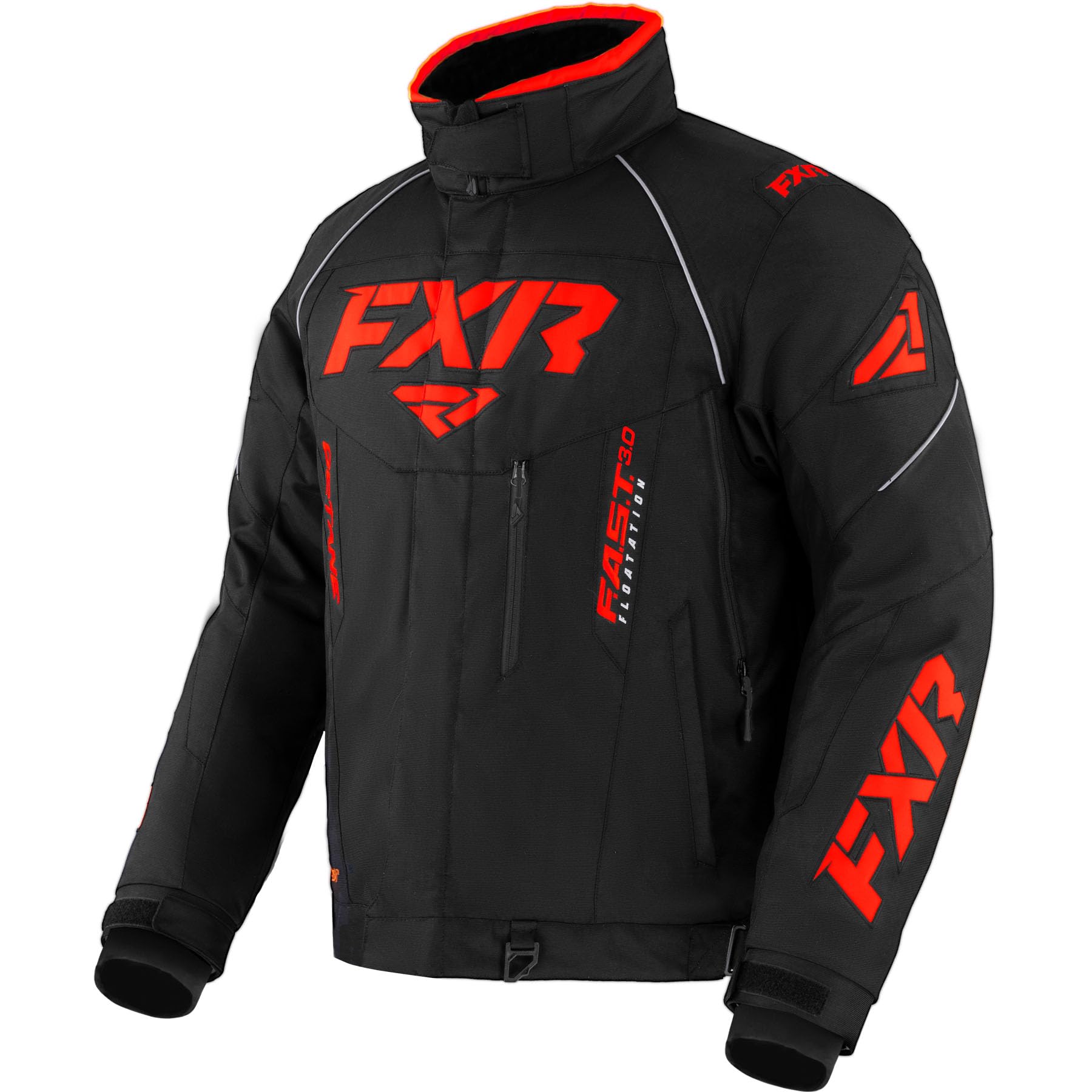 FXR Men's Octane Jacket 2025 - Lightweight Waterproof Motorcycle Jacket for Street & Racing (Black/Red, Small) - Perfect for Commuting, Touring & Track Days