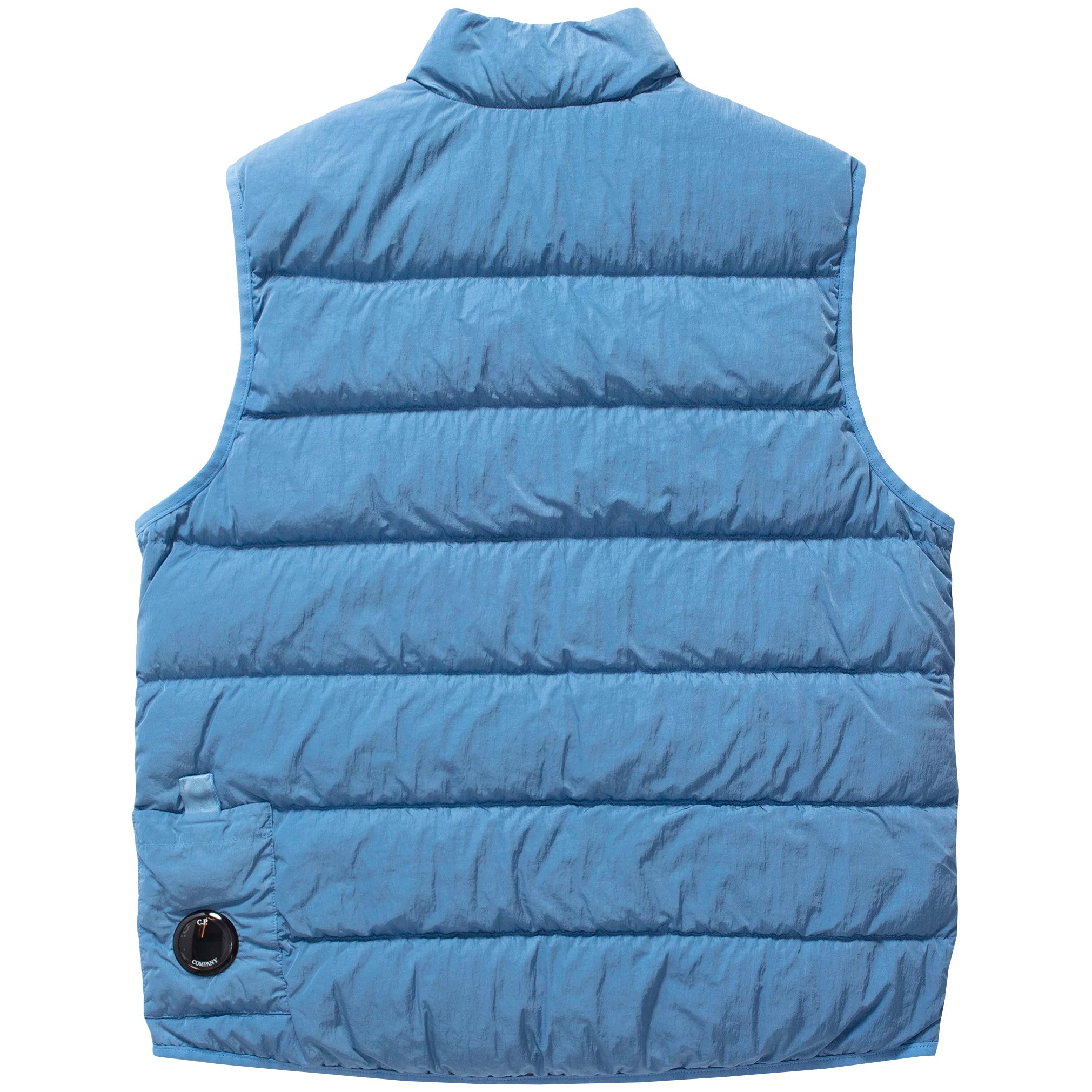 CP Company Eco Chrome R Down Vest for Men - Lightweight Warm Puffer Jacket for Outdoor Activities & Urban Style