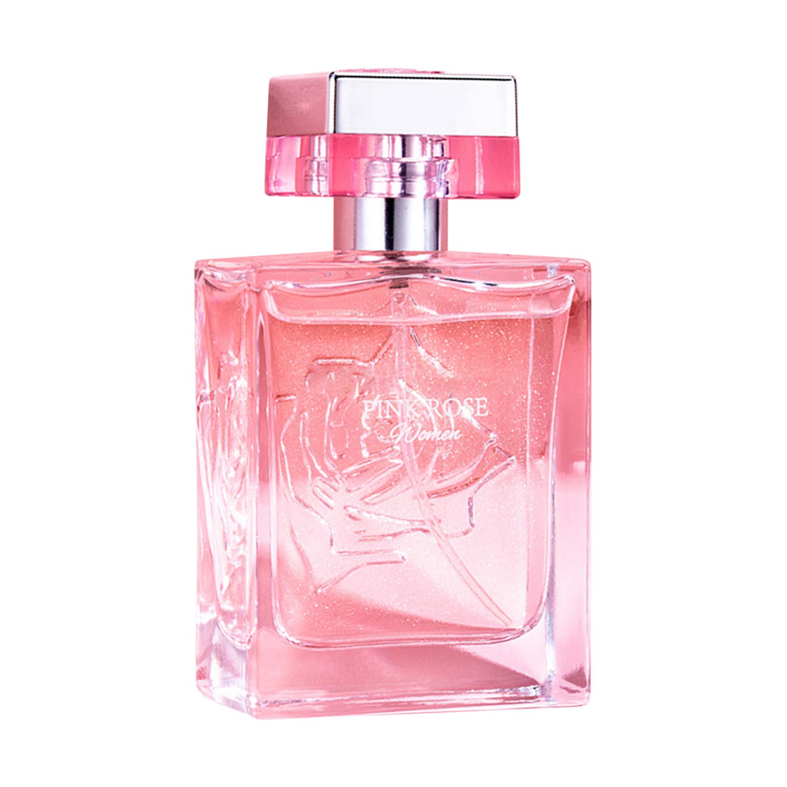 Exquisite Rose Carved Eau de Toilette for Women & Men - Long-Lasting Floral Perfume with Refreshing Rose Fragrance, 50ml Bottle | Boost Confidence, Perfect for Date Nights & Special Occasions