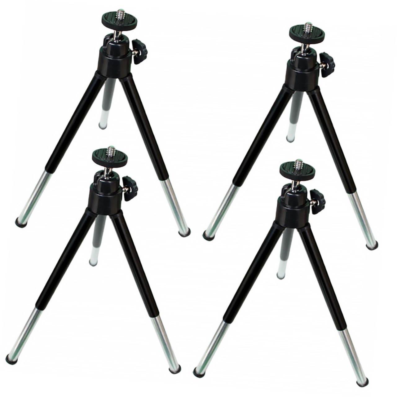 Jojofuny 8-Piece Adjustable Phone Stand Tripod Kit - 3-Position Telescopic Phone Holder for Desk, Photography & Video - Perfect for Streaming, Vlogging, and Hands-Free Viewing