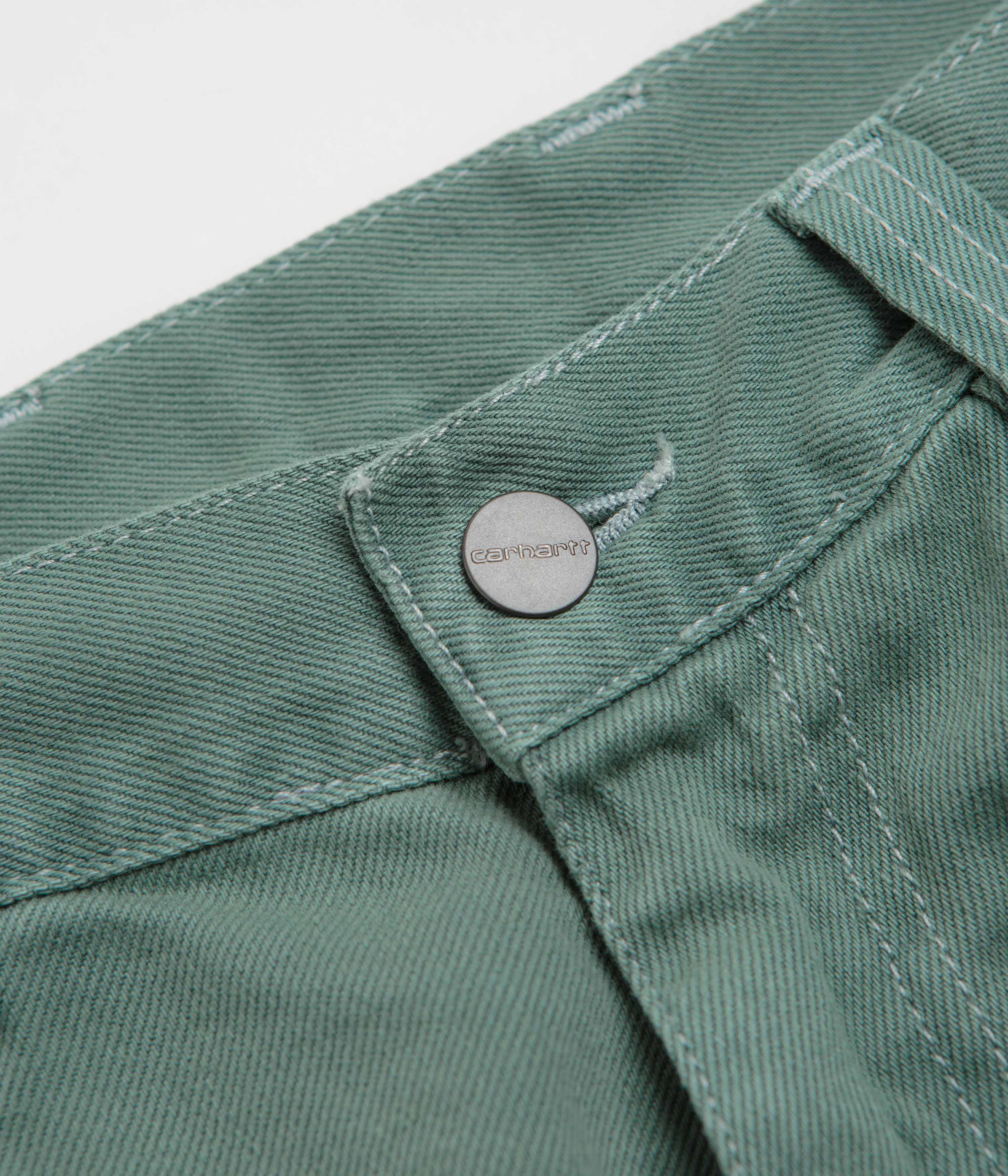 Carhartt Brandon Denim Pants for Men - Durable Work Pants in Silver Pine - Perfect for Construction, Outdoor Work & Casual Wear