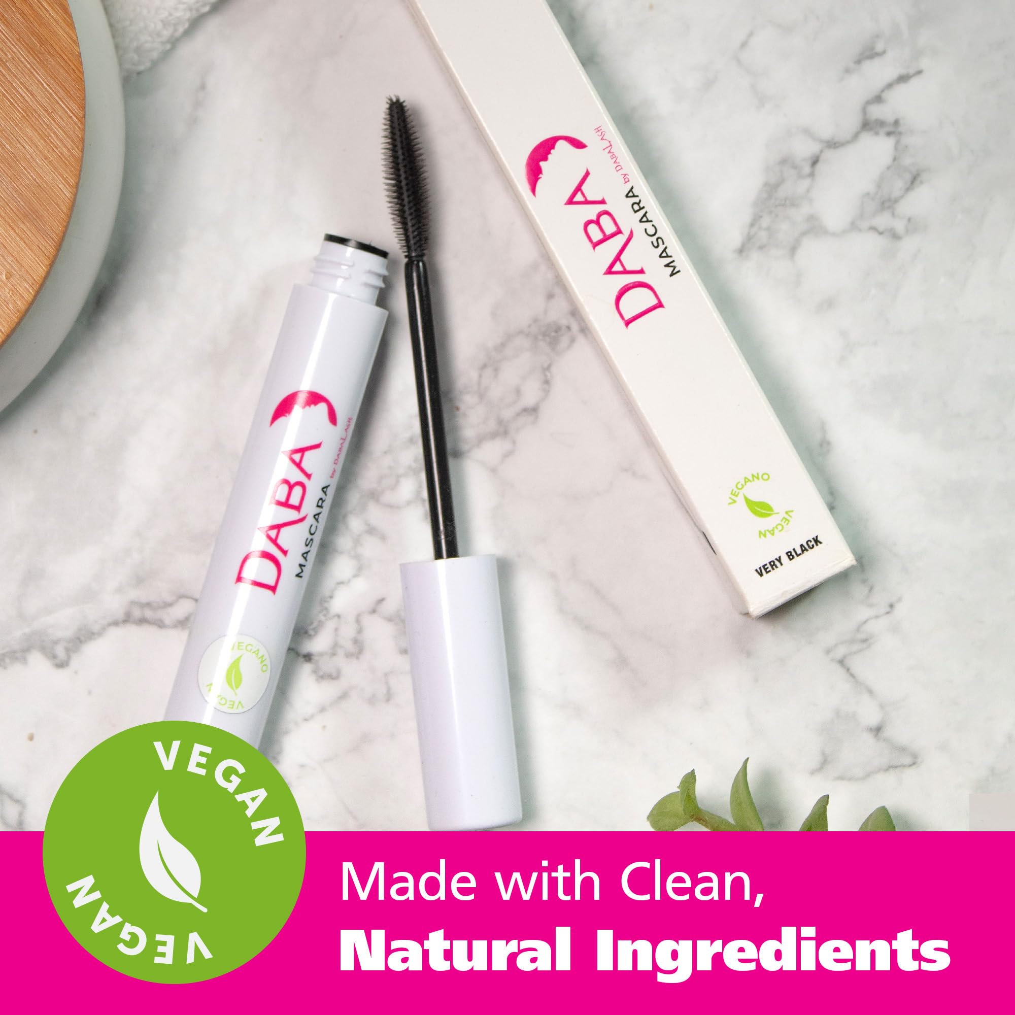 DABALASH Trio Combo - Professional Eyelash & Brow Growth Serum (0.18 oz), Waterproof Volumizing Mascara (0.45 oz), Vegan Lash Enhancing Mascara (0.3 oz) - Natural Looking Longer, Fuller, Thicker Lashes for Day & Night Wear - Perfect for Daily Use, Special Occasions and Lash Care Routine