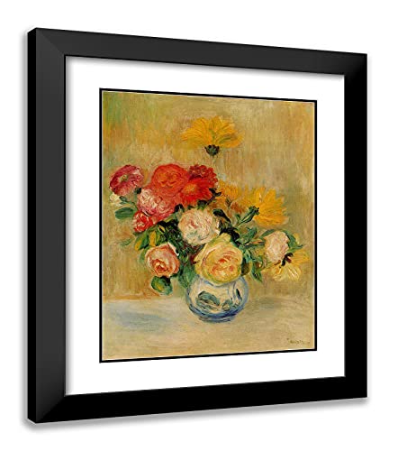Black Modern Wood Frame with Double Matting