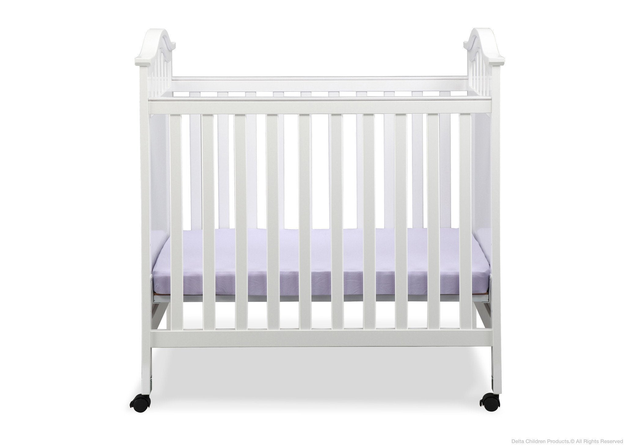 Bella Cozy Portable Crib - Lightweight Travel Baby Bed with Breathable Mesh Sides for Home, Nursery & On-The-Go Use