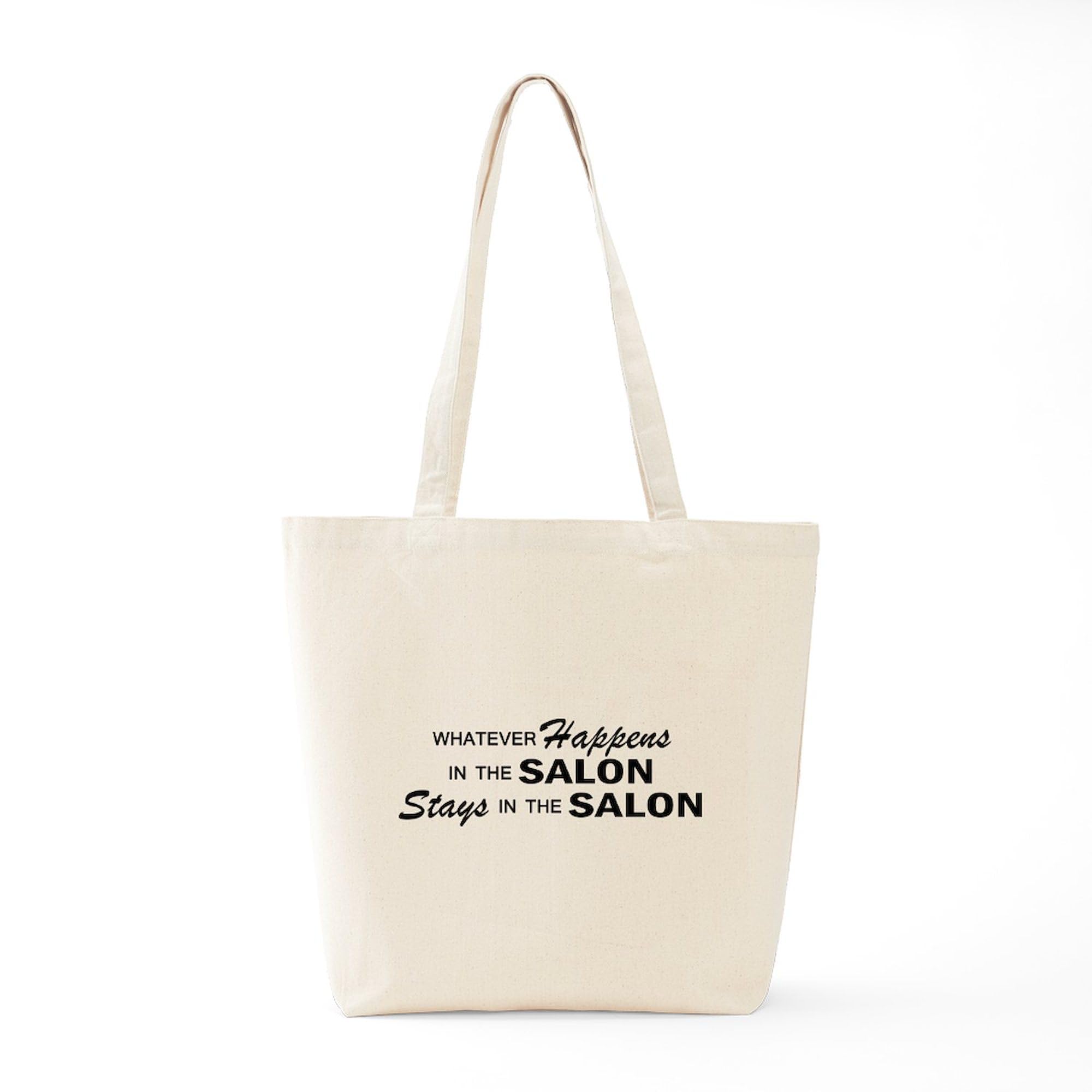 Stylish Natural Canvas Tote Bag - Reusable Shopping & Salon Carryall | Perfect for Groceries, Beach Trips & Everyday Use