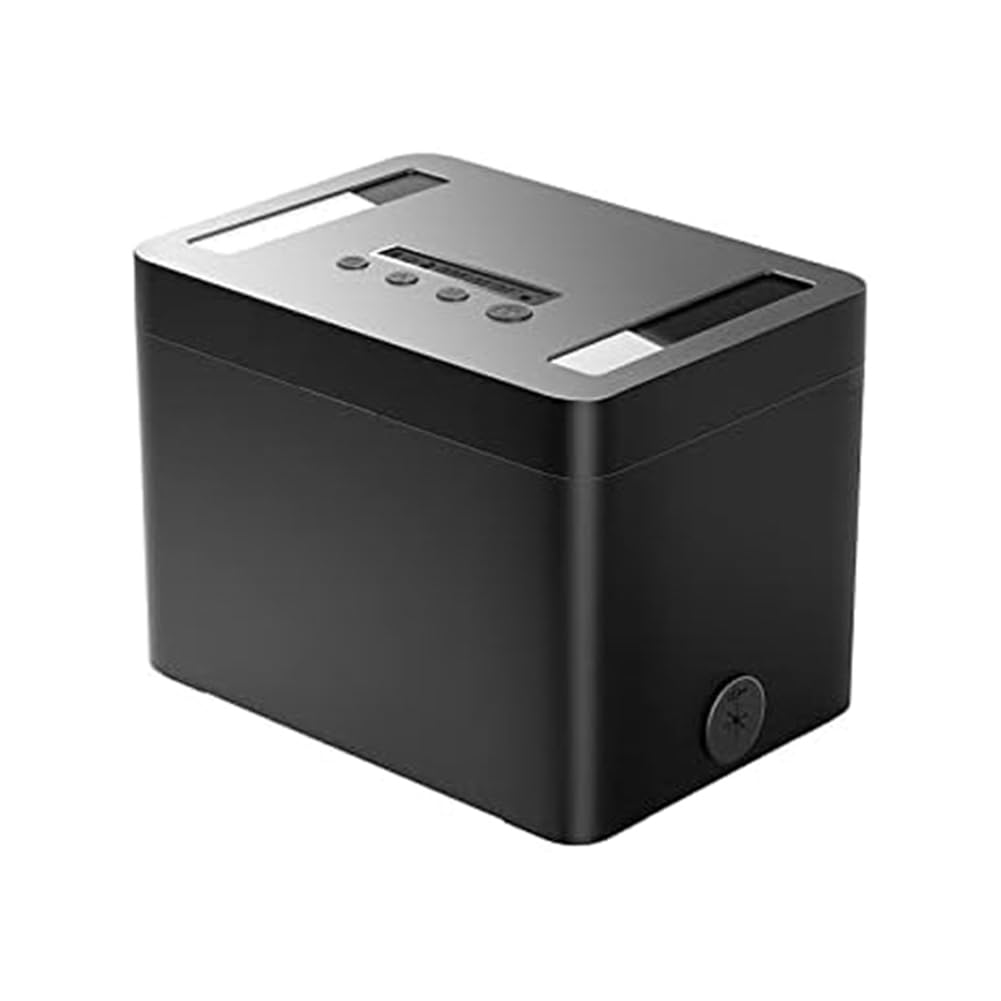 Kecung Timed Lock Box with Black Metal Lock - Self-Controlled Time Release Container for Money, Snacks & Medication Storage - Perfect for Home, Office & Classroom Use