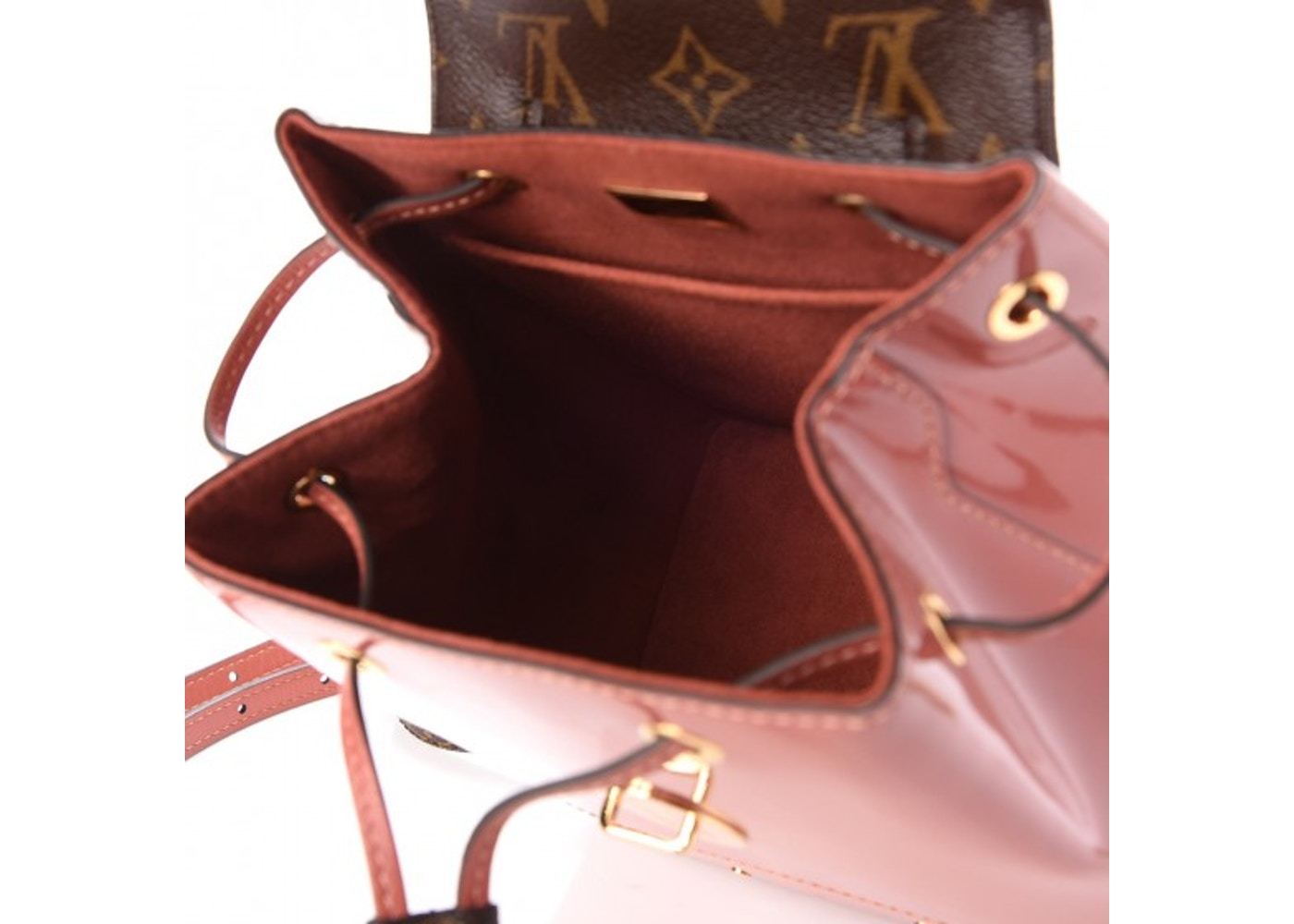 LV Hot Springs Backpack in Patent Leather Vieux Rose - Stylish Luxury Travel Bag for Women, Perfect for Work, Gym & Weekend Getaways