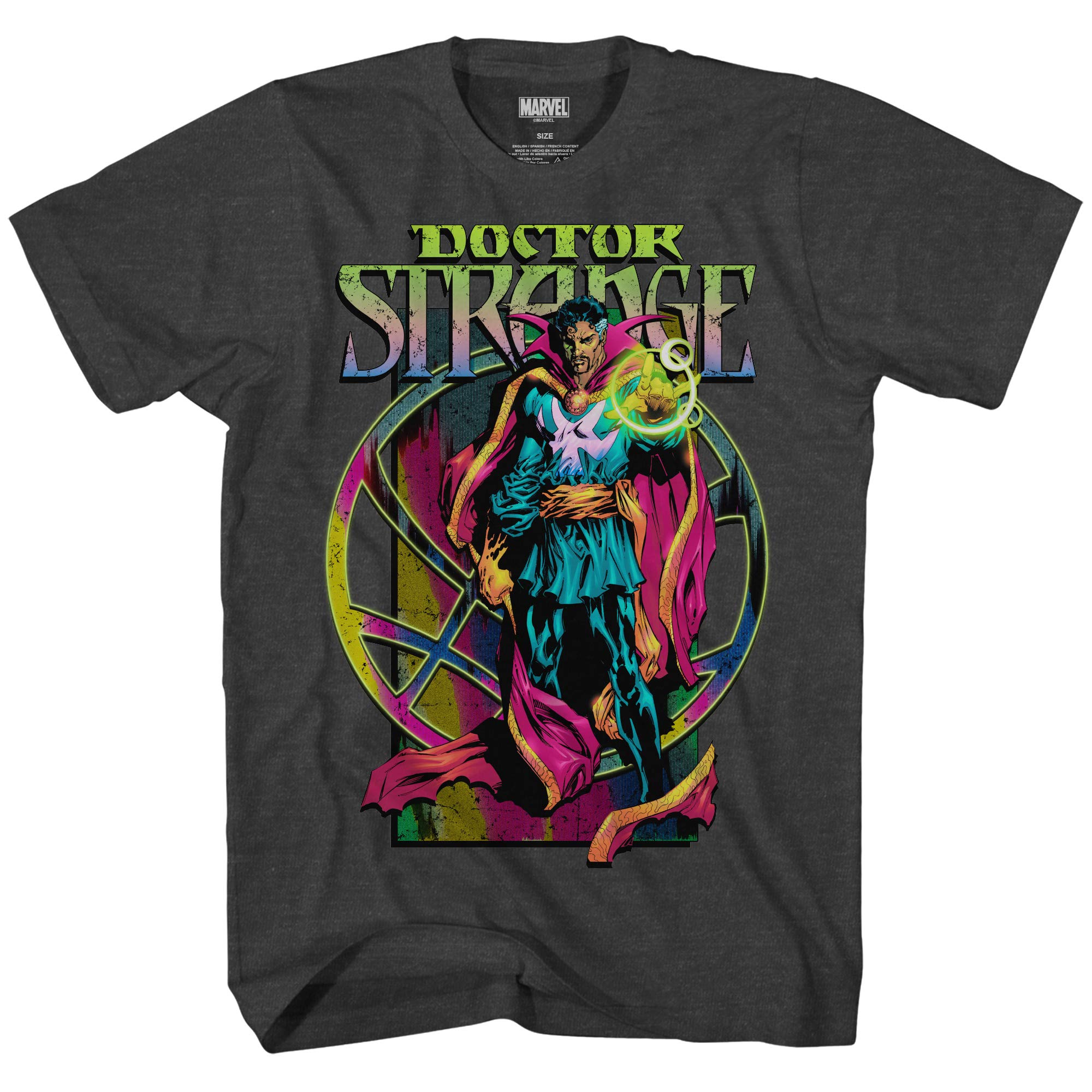 Marvel Graphic Tees for Men - Doctor Strange T-Shirt - Mystic Superhero Shirts | Casual Wear & Comic Con Costume