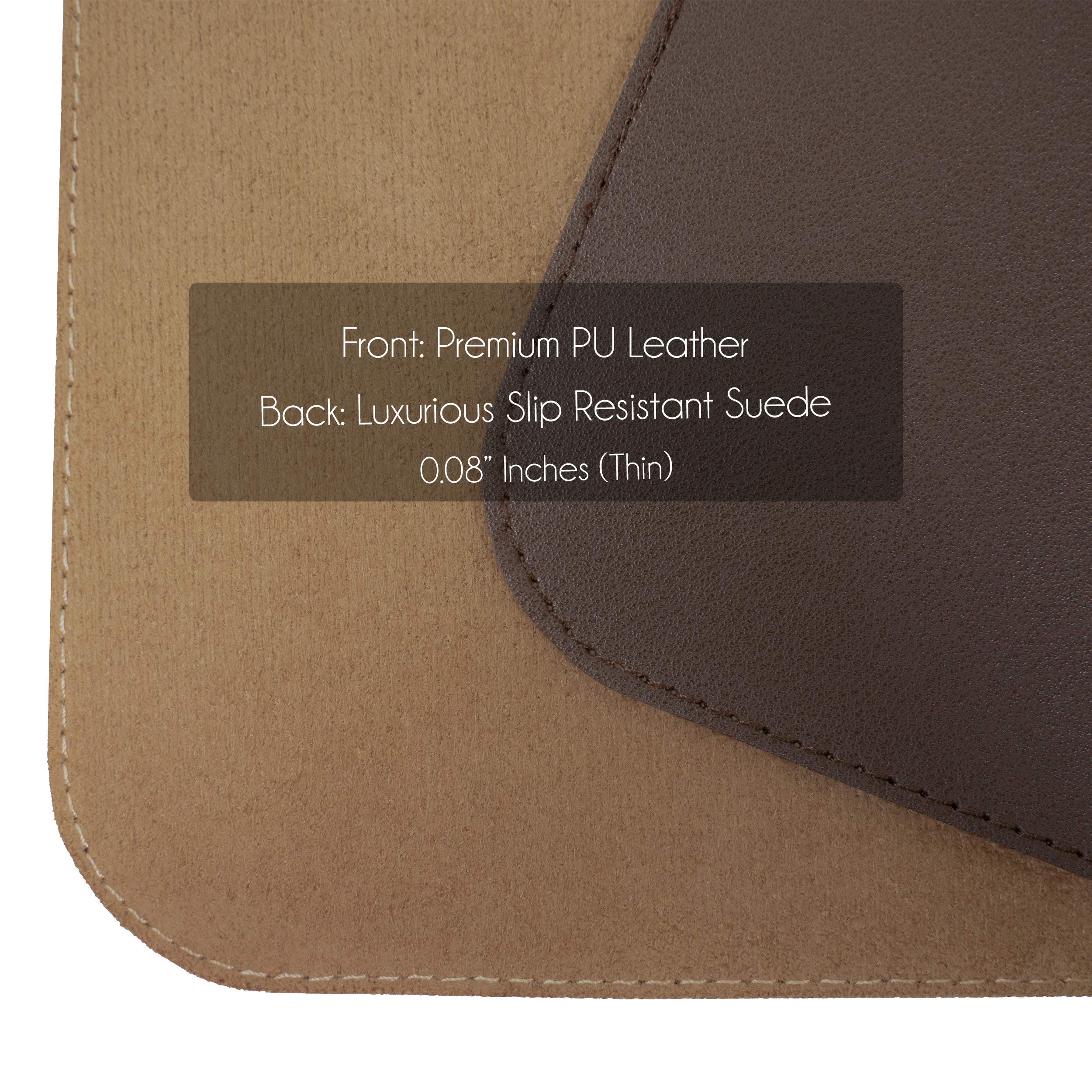 Premium PU Leather Desk Mat 24