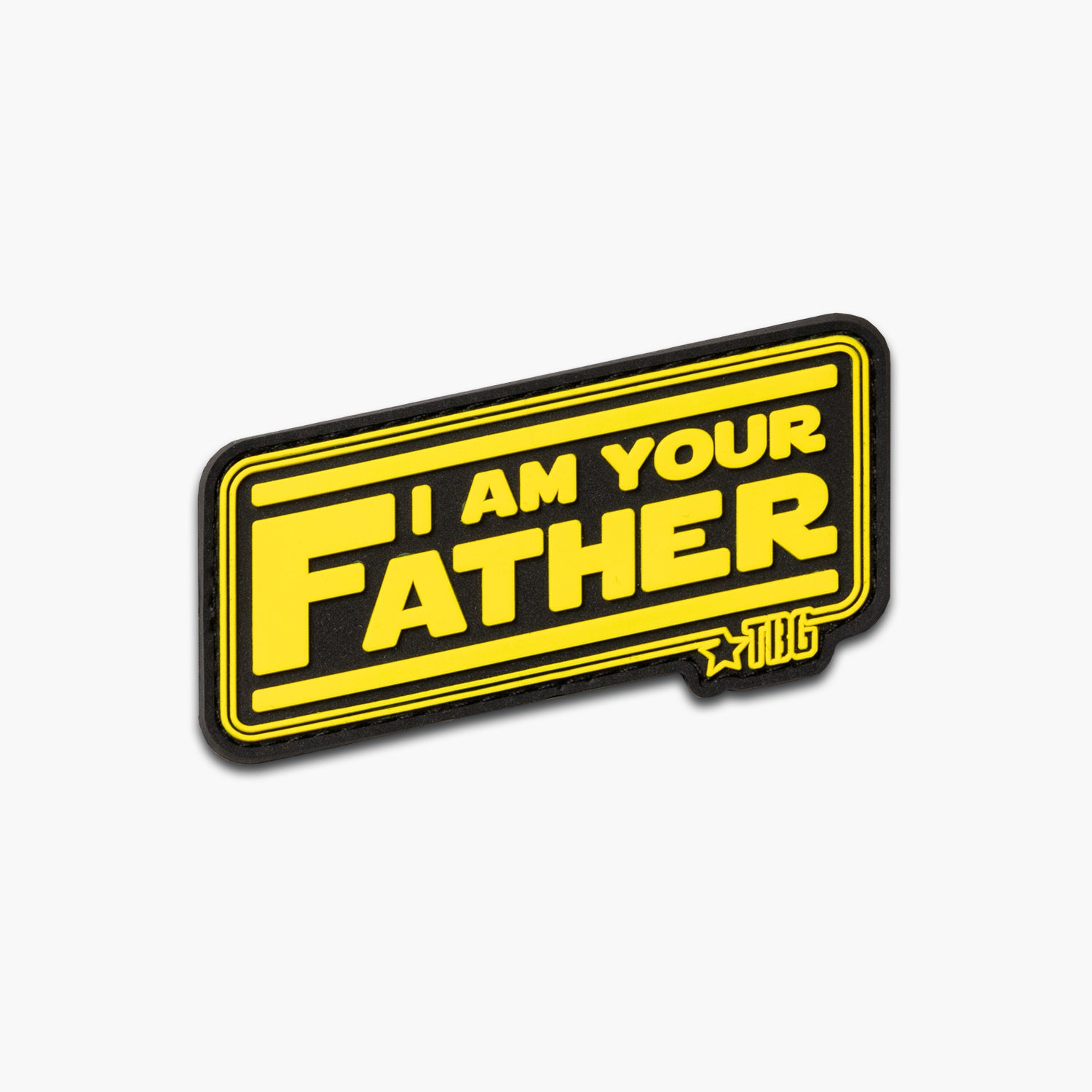 Star Wars I Am Your Father Iron On Patch - Darth Vader Quote Embroidered Badge for Jackets, Hats & Backpacks - Perfect for Cosplay, Costumes & DIY Crafts