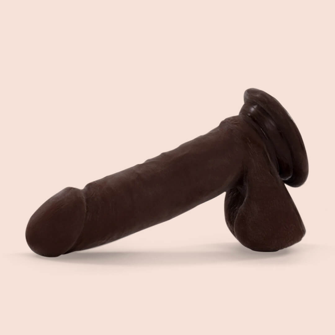 Ultra Realistic Dual Density Dildo 7 Inch with Balls - The D™ Perfect D ULTRASKYN | Lifelike Feel for Couples Play & Solo Pleasure | Perfect for Beginners & Advanced Users