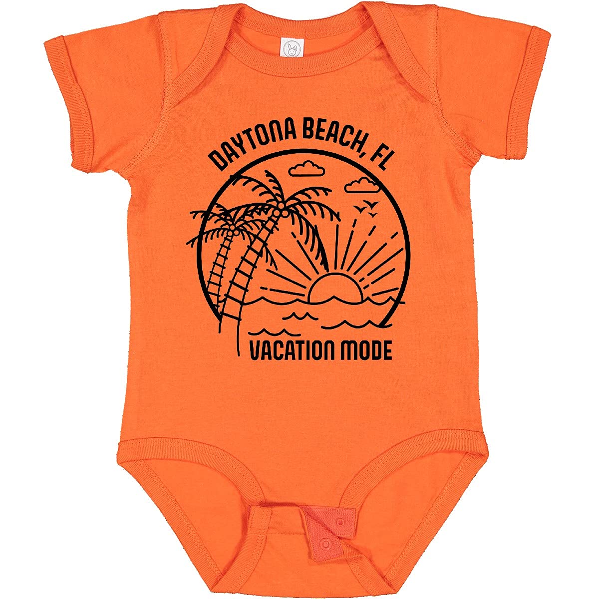 Inktastic Summer Vacation Mode Daytona Beach Florida Baby Bodysuit - Cute & Comfortable Infant Onesie for Beach Trips & Family Vacations