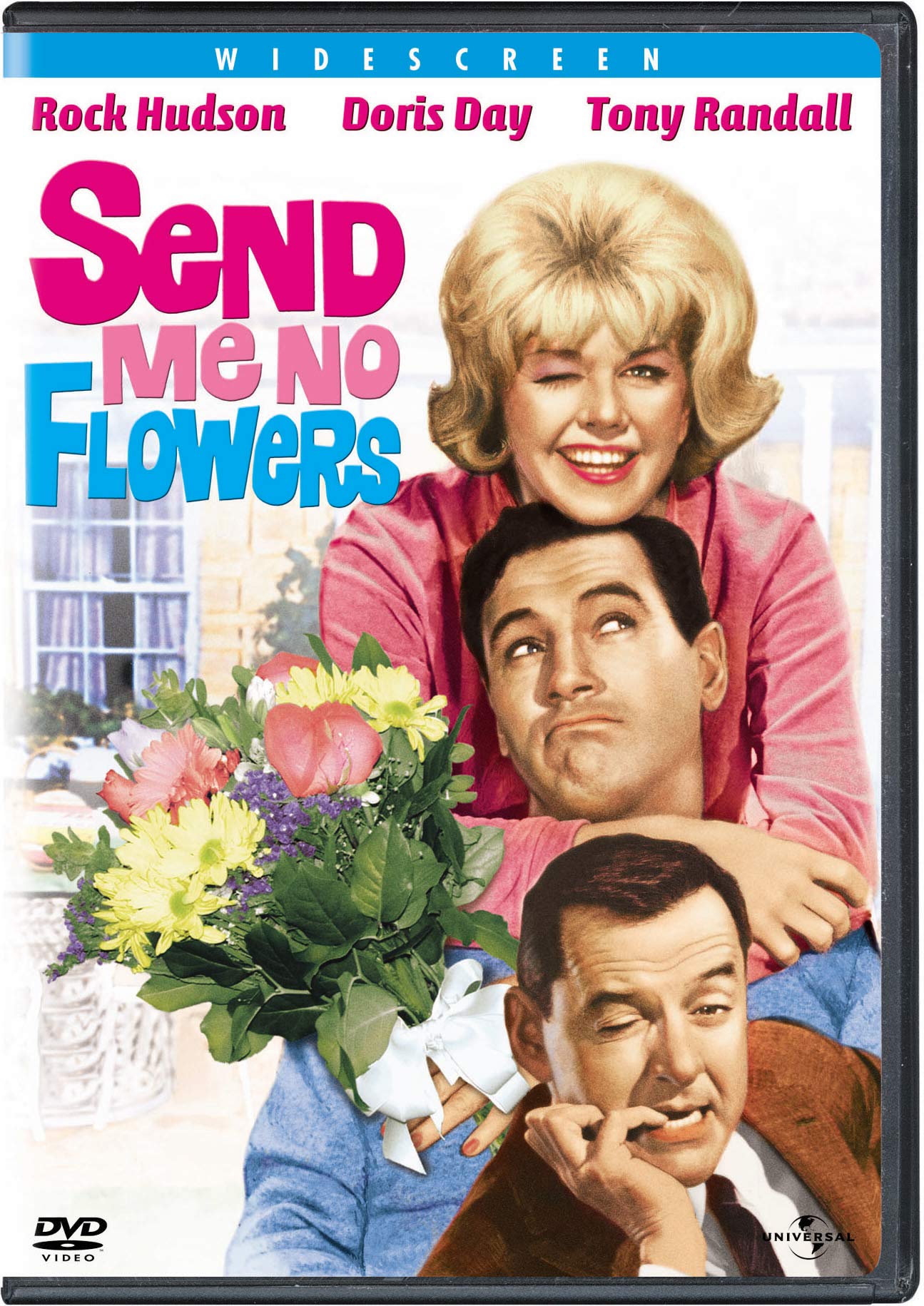 Send Me No Flowers DVD - Romantic Comedy Film Starring Doris Day & Rock Hudson - Perfect for Movie Nights & Classic Film Collections