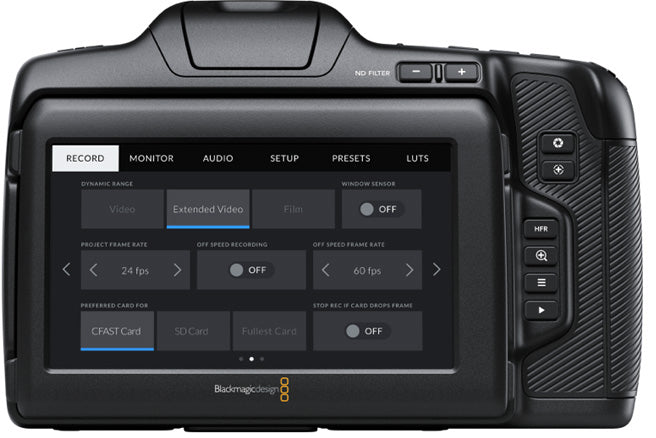 Blackmagic Design Pocket Cinema Camera 6K Pro with Canon EF Mount - Professional 6K Video Camera for Filmmaking, Vlogging & Content Creation