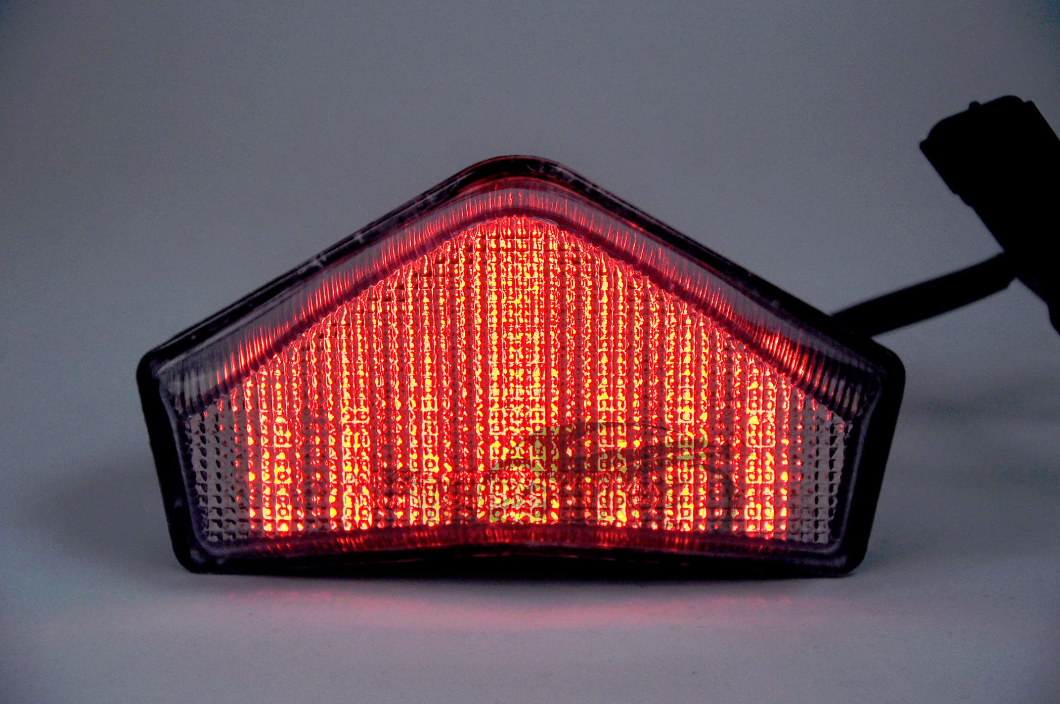 TOPZONE LED Brake Taillight Rear Lamp with Integrated Turn Signal for Triumph Speed Triple, Sprint ST 1050, Tiger 1050/SE - High Visibility Motorcycle Safety Light for Night Riding & Commuting
