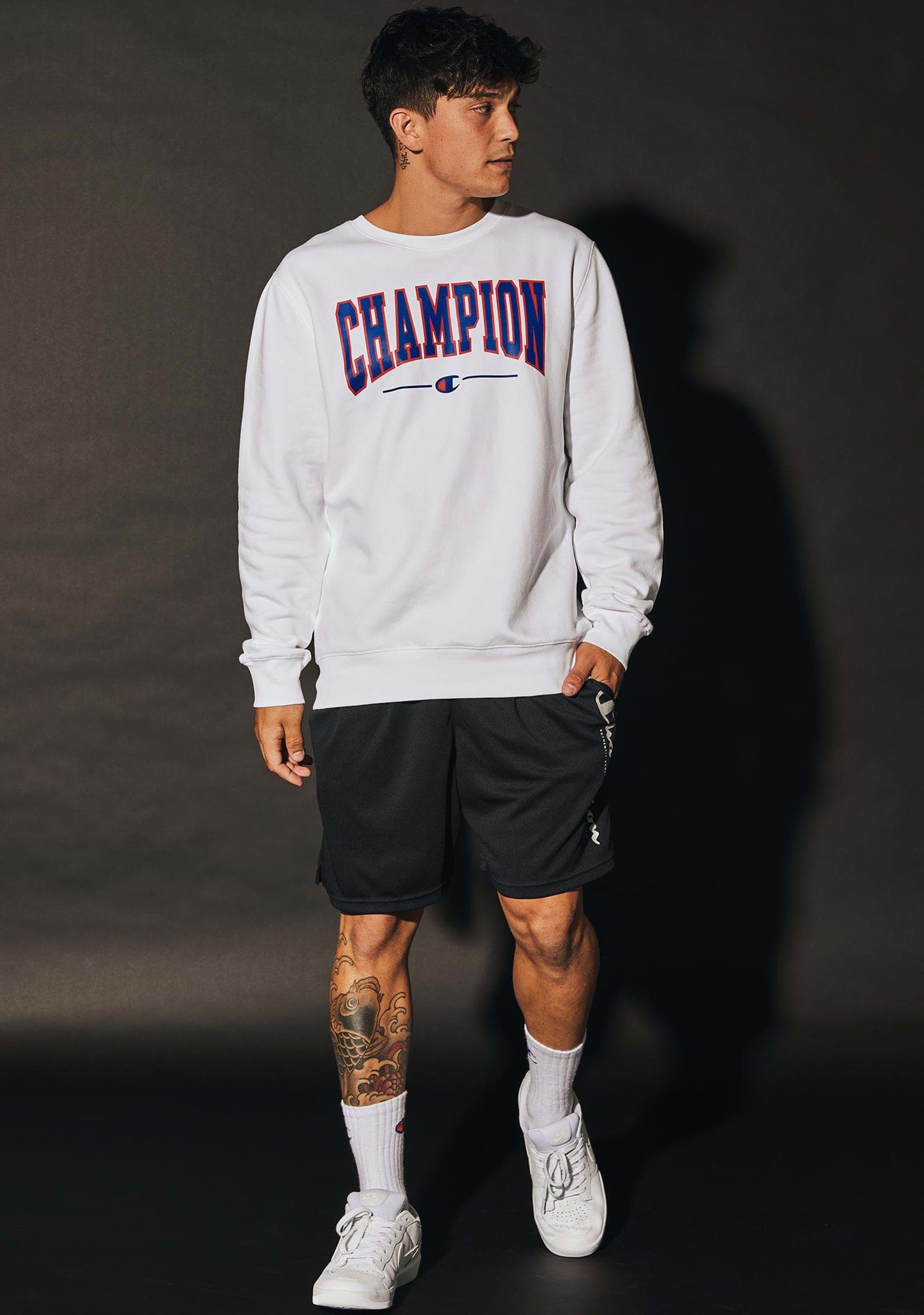 Champion Men's SPS Graphic Crew Neck T-Shirt - Comfortable Cotton Casual Tee for Gym, Workout & Everyday Wear