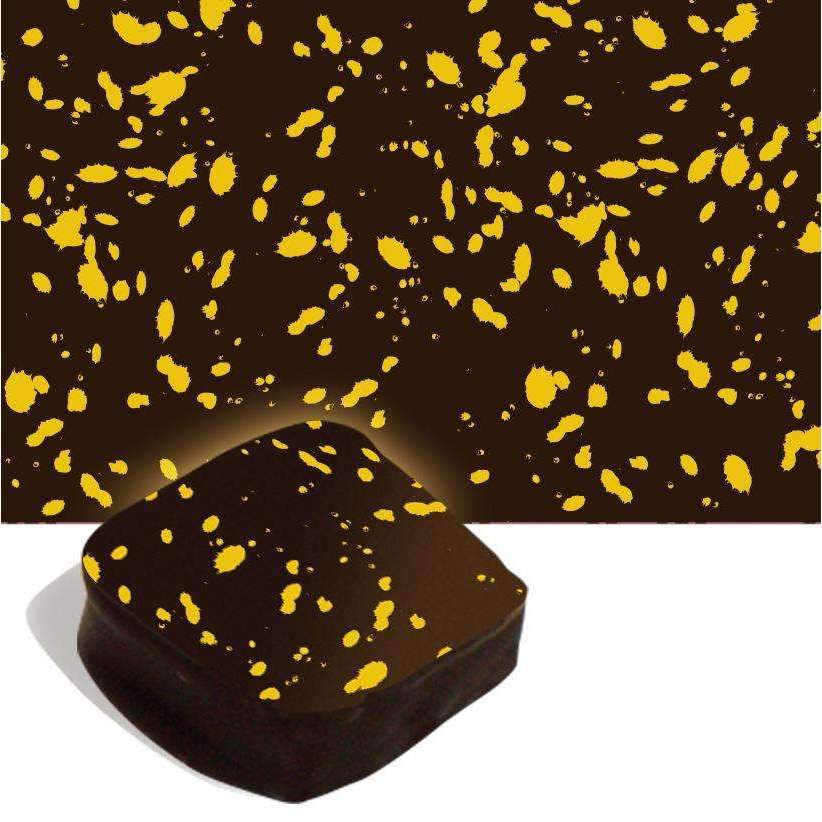 Premium Gold Spots Transfer Sheets for Cake Decorating - Edible Gold Leaf Sheets for Baking, Cupcakes, Cookies & Chocolate - Food Safe & Easy to Use