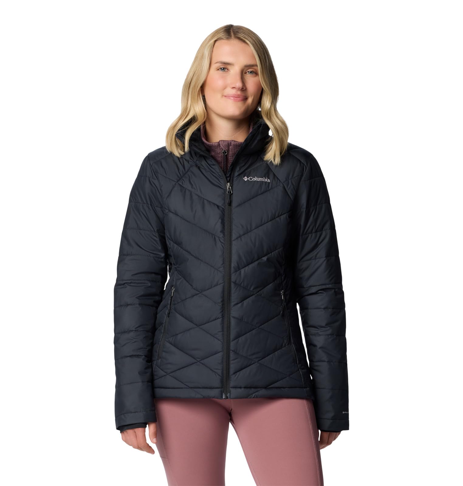 Columbia Women's Heavenly Jacket - Lightweight Hooded Waterproof Jacket for Hiking, Camping & Outdoor Activities | Windproof & Breathable Raincoat for Women