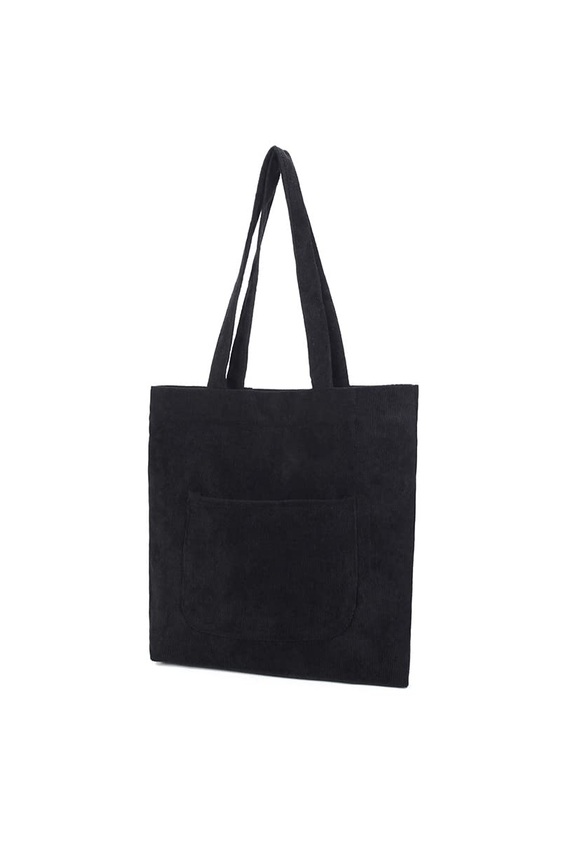Ulisty Women's Corduroy Tote Bag - Stylish Casual Shoulder Bag for Work & Shopping
