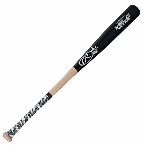 Rawlings Maple Velo Wood Bat 141MAP - Professional Grade Baseball Bat for Power Hitters | Perfect for Training, Games & Home Run Practice