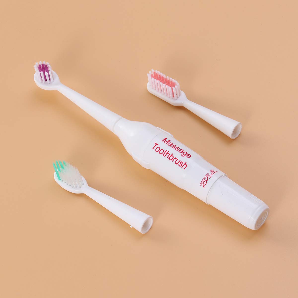 POPETPOP Electric Toothbrush for Dogs & Cats - Pet Dental Care Kit with Soft Bristles, Teeth Cleaner for Small & Large Pets (Battery Not Included) - Perfect for Daily Oral Hygiene & Fresh Breath at Home