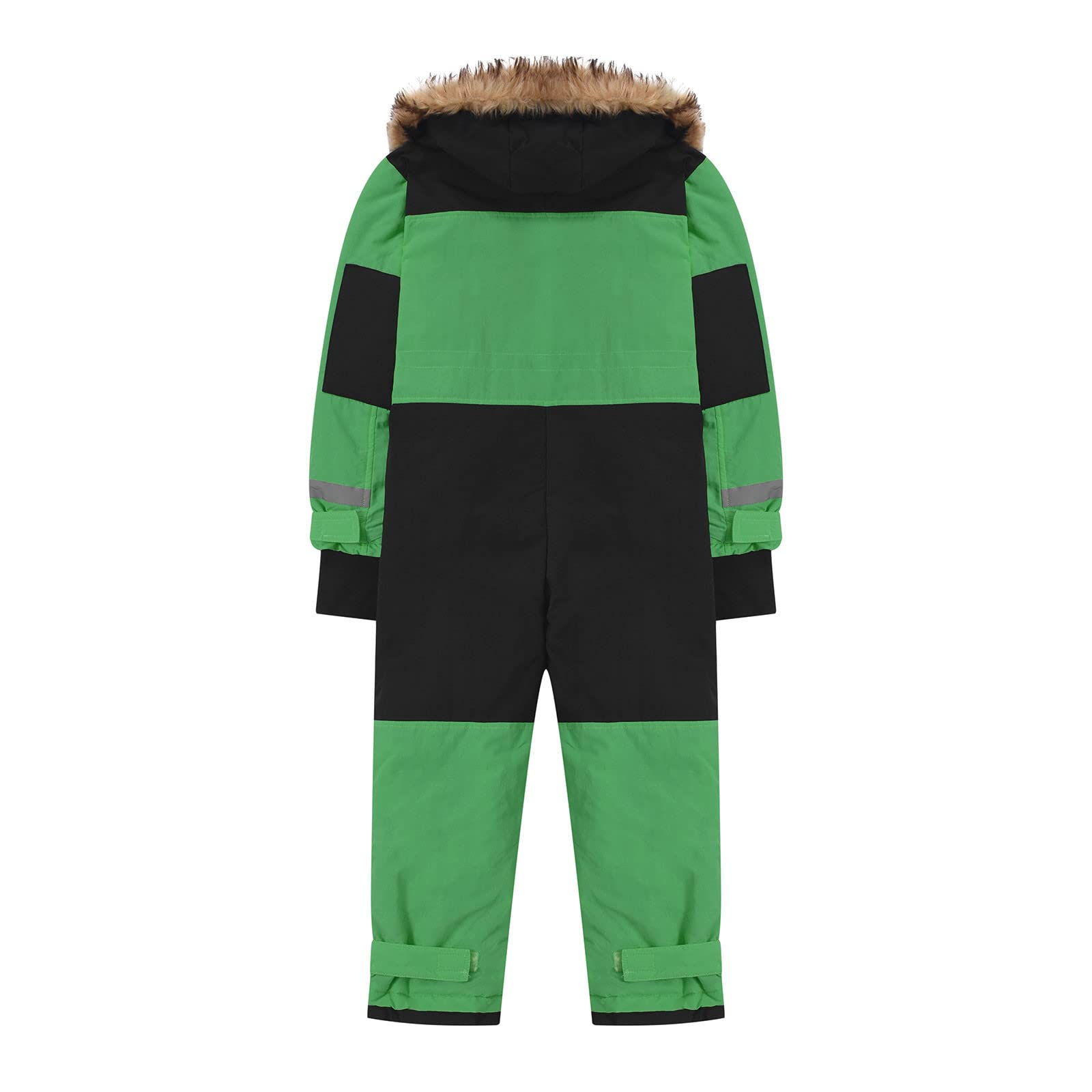 **Kids Waterproof Ski Suit - Windproof One-Piece Snowsuit for Boys & Girls - Warm Winter Outdoor Clothing for Skiing, Snowboarding & Play**