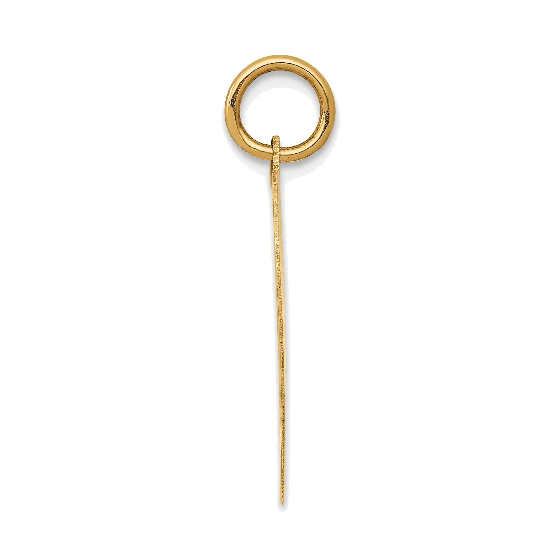 14K Yellow Gold Happy Birthday Heart Disc Charm - Elegant Bonyak Jewelry for Birthdays, Anniversaries & Special Occasions