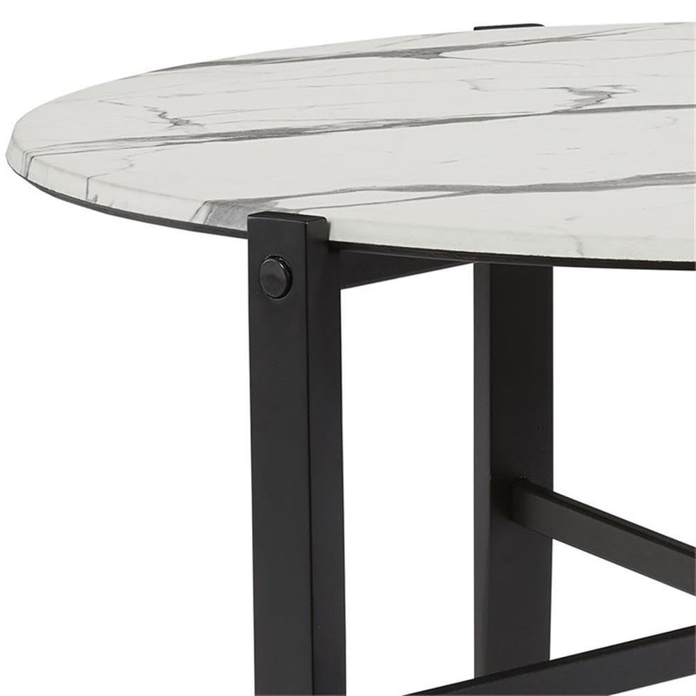 Progressive Furniture Rowen Cocktail Table - Modern Coffee Table for Living Room, Lounge & Office - Stylish Center Table with Storage Shelf for Home Decor
