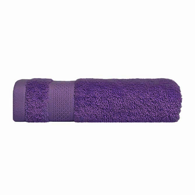 Premium 100% Combed Cotton Bath Towels - Soft & Absorbent Purple Bath Towel Set for Spa, Gym & Luxury Bathroom