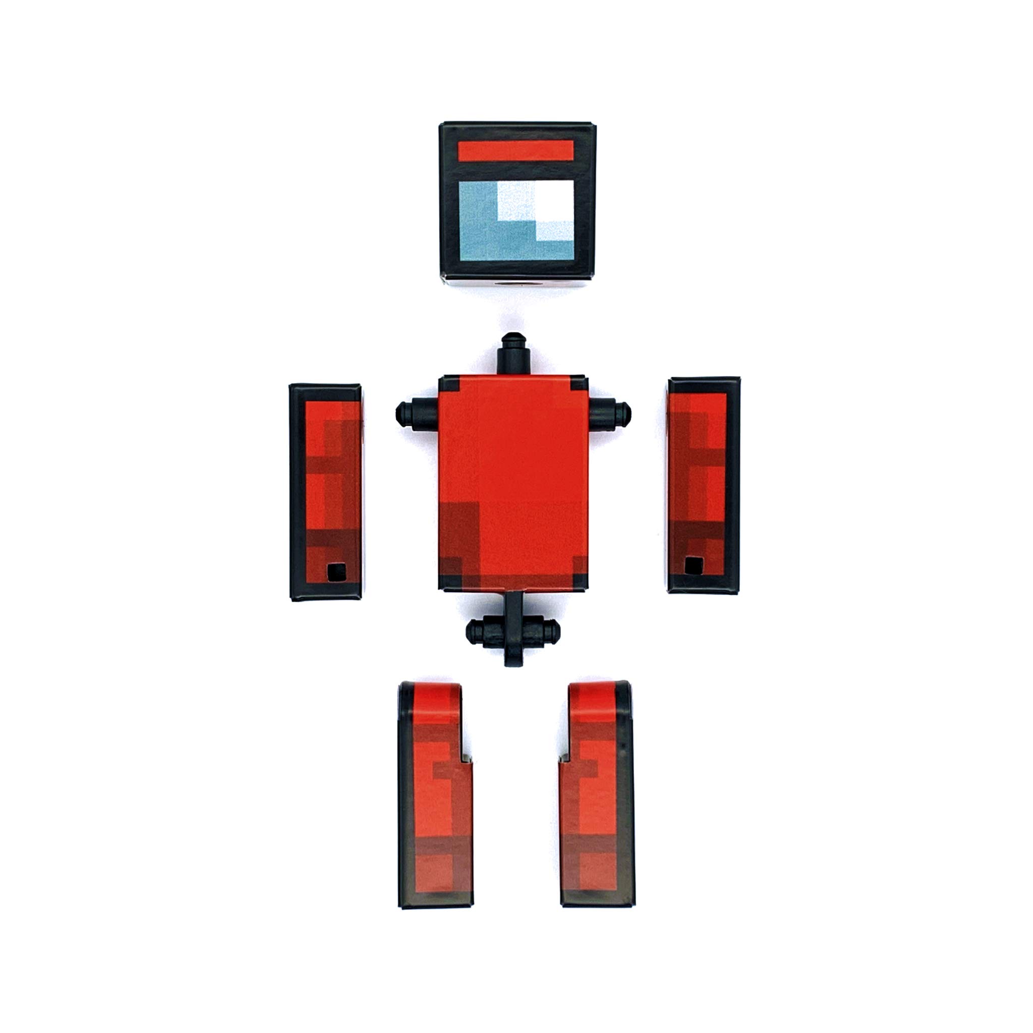 EnderToys Astronaut Action Figure - Red Space Explorer Toy for Kids, Collectible Model for Sci-Fi Fans | Perfect for Playtime, Space-Themed Parties, and Display Collections
