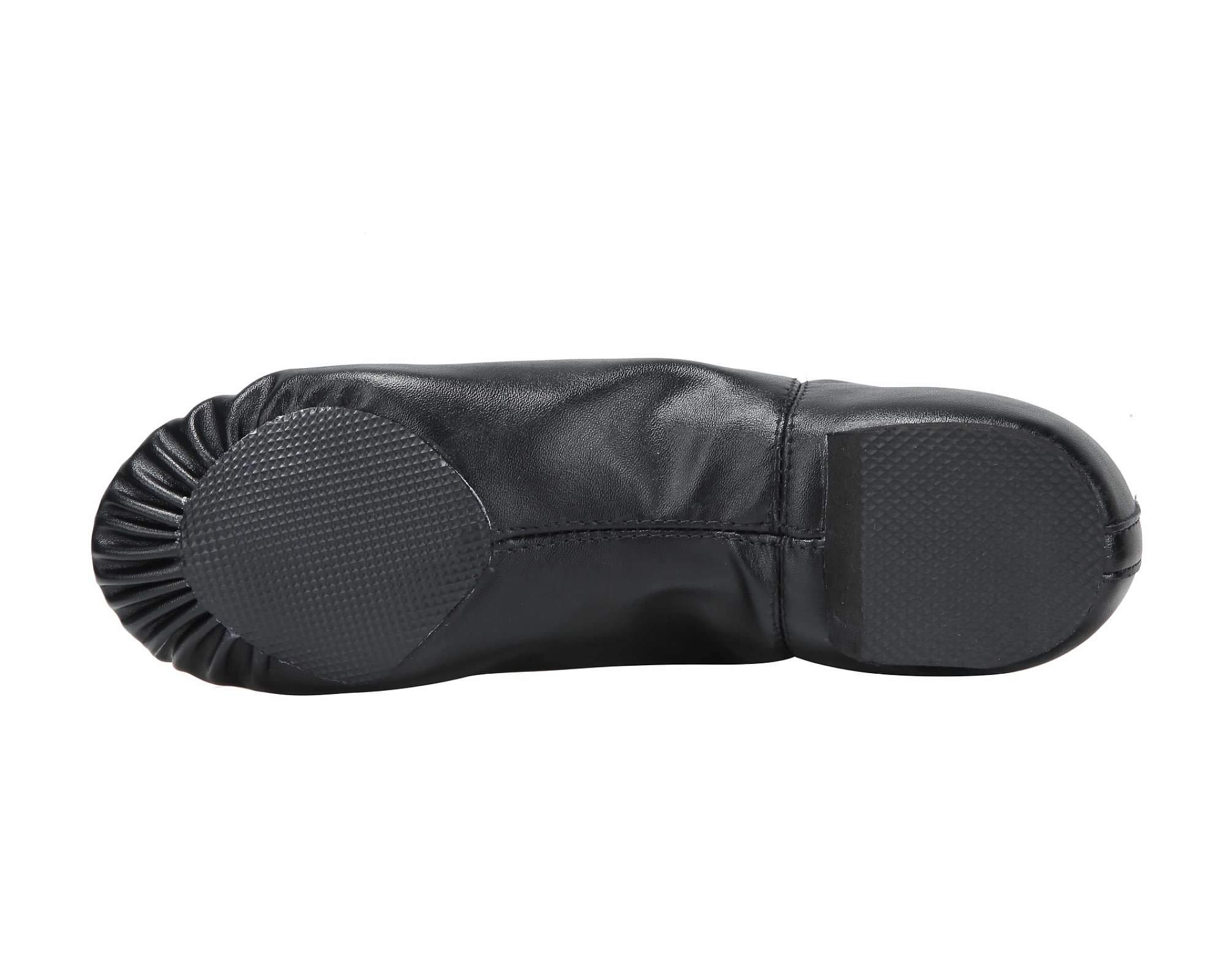 Linodes PU Leather Jazz Shoes Slip-On for Girls & Boys - Comfortable Elastic Dance Shoes for Toddler, Little Kid & Big Kid - Perfect for Ballet, Jazz, and Dance Classes