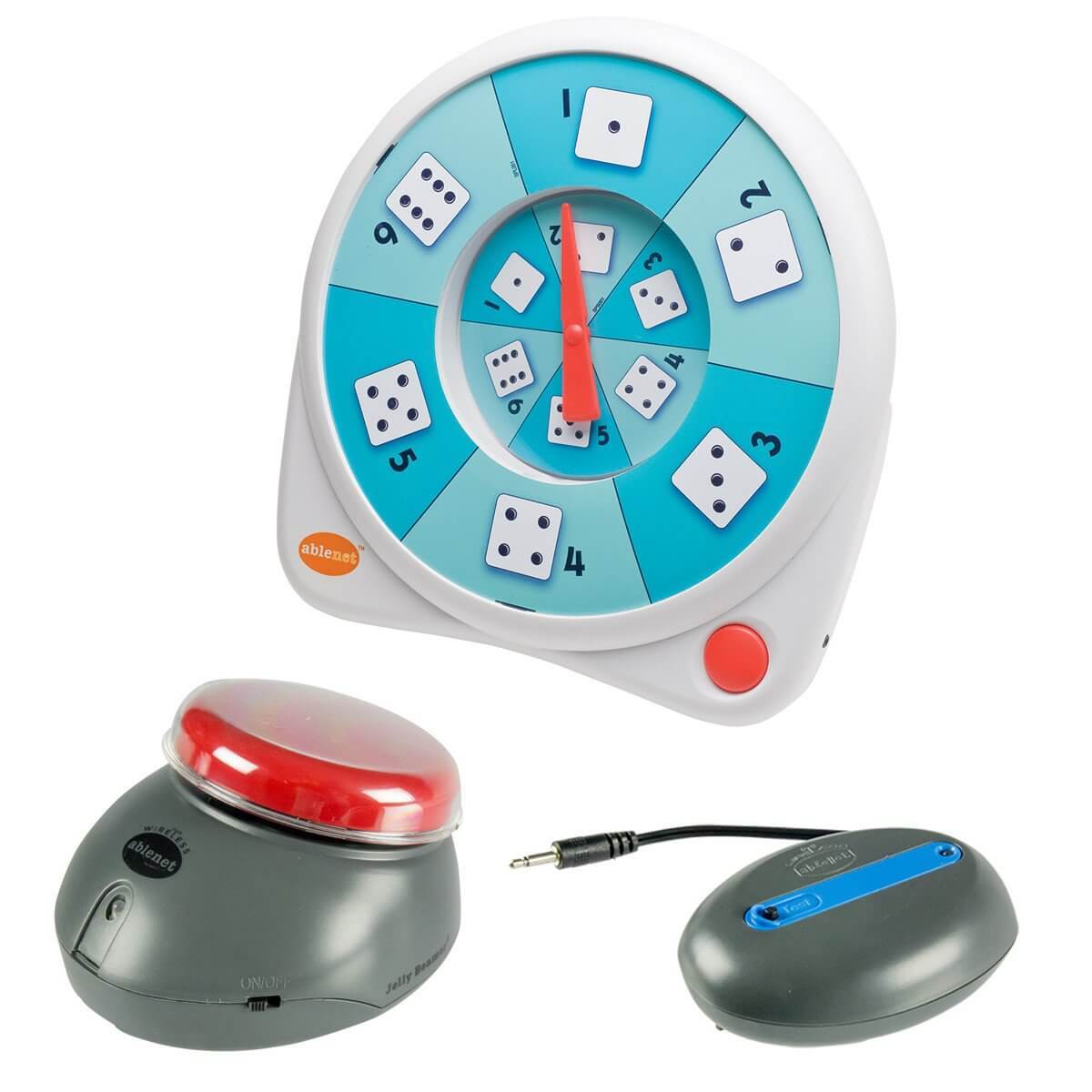 All Turn It Spinner & Switch Bundle - Interactive Sensory Toy for Special Needs Kids - Perfect for Autism Therapy, Classroom Activities & Motor Skill Development