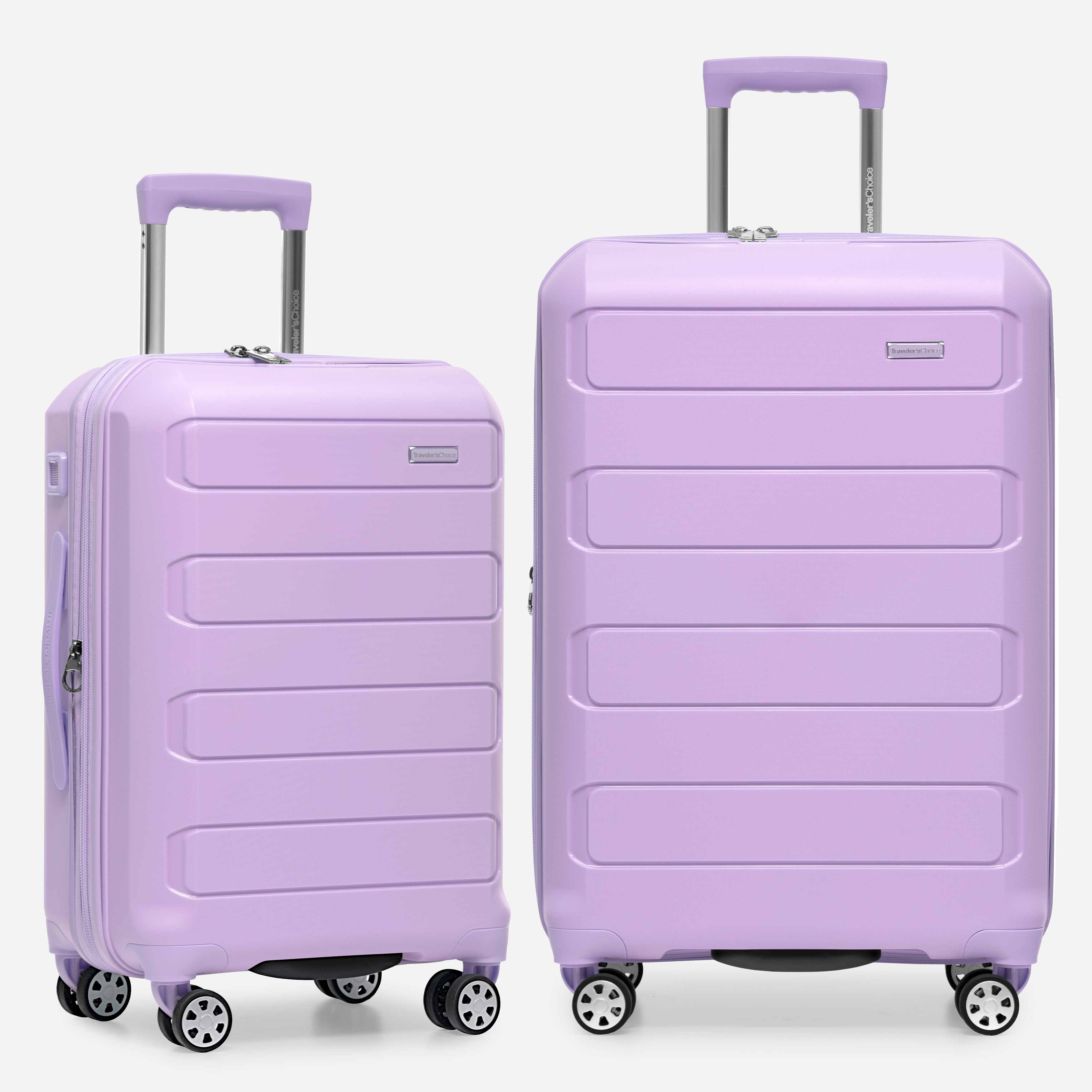 Pagosa 2-Piece Expandable Spinner Luggage Set with TSA Lock - Lightweight Durable Suitcase for Travel, Business Trips & Family Vacations