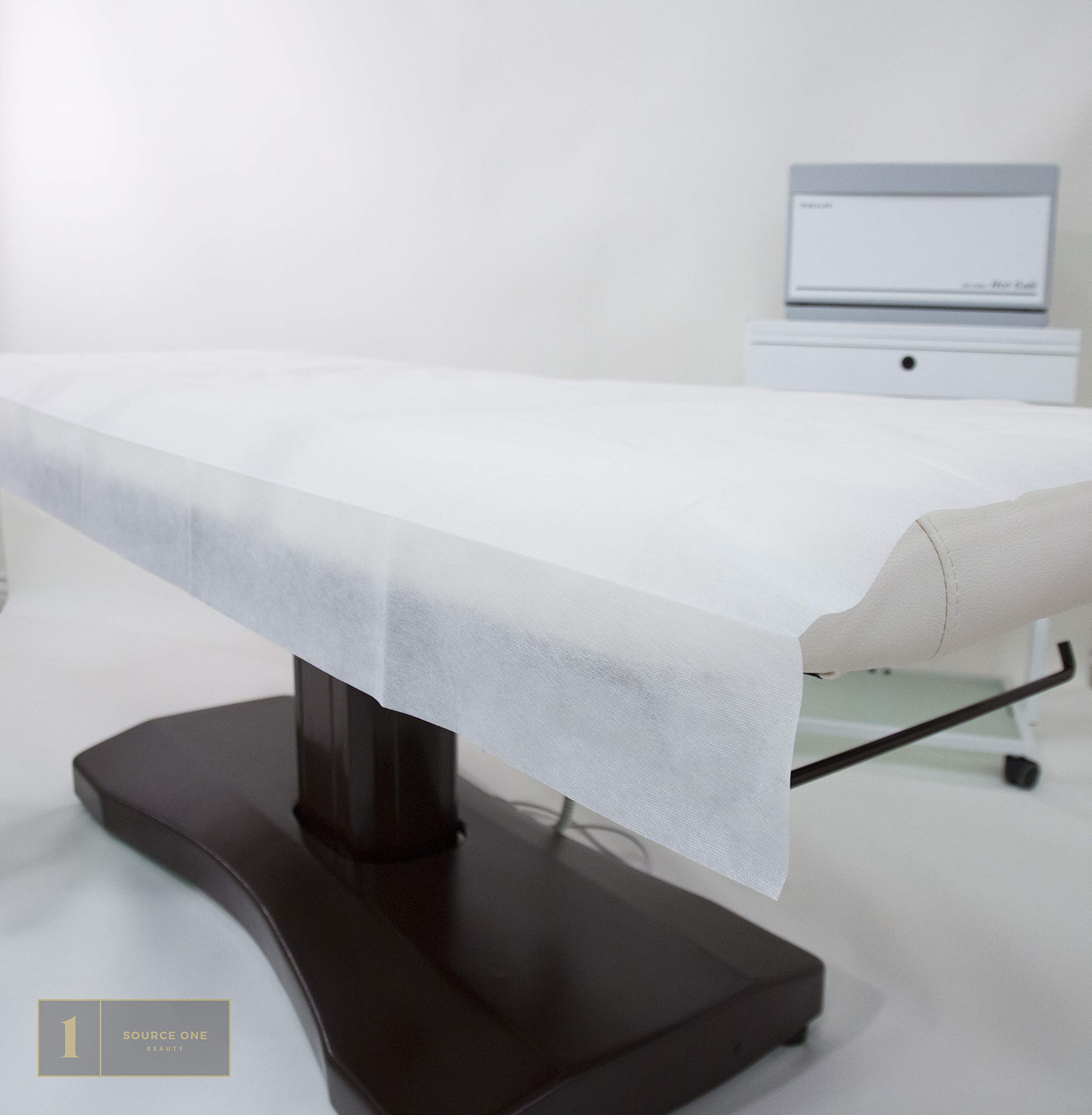 80-Pack Thick & Durable Disposable Non-Woven Bed Sheet Covers 78