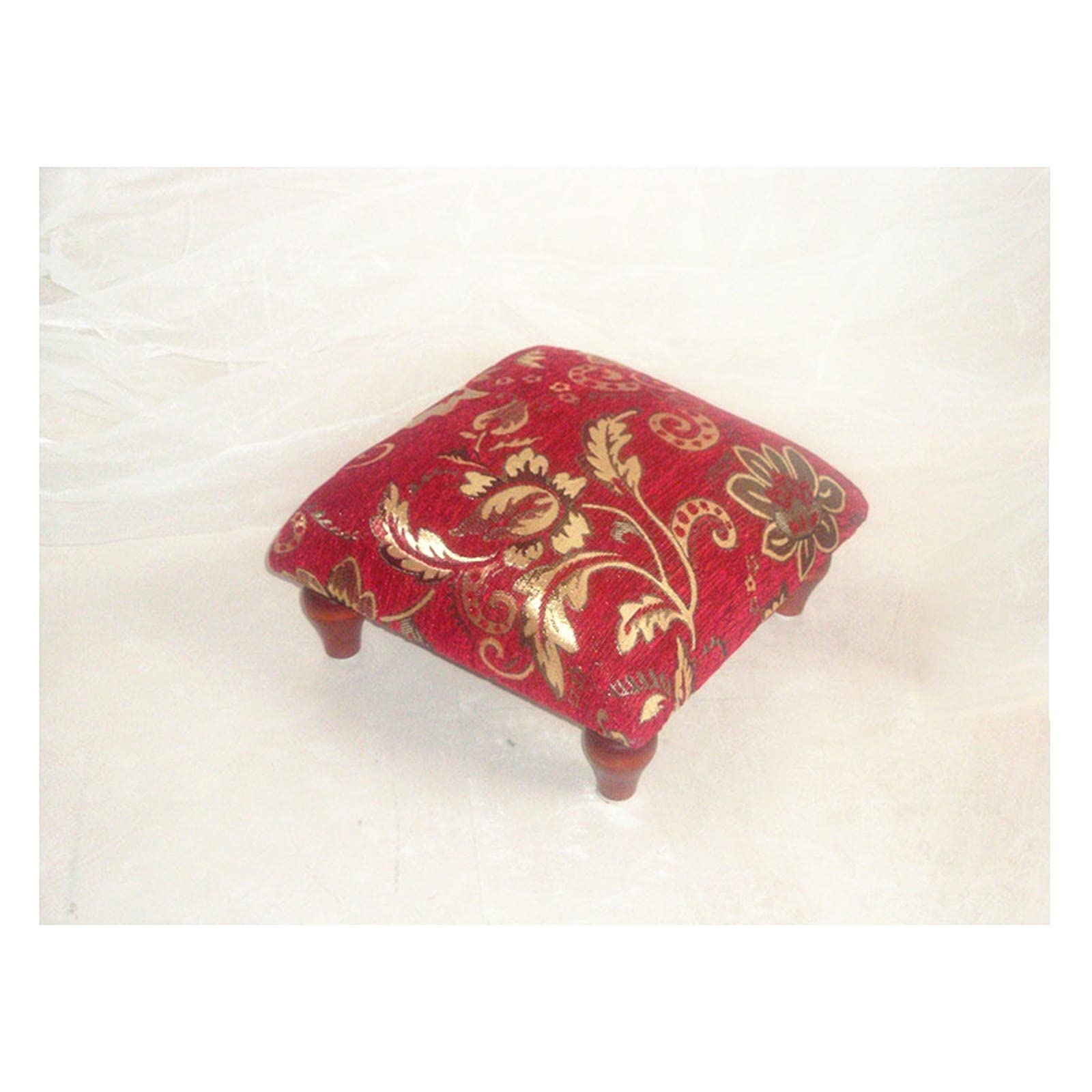 Square Soft Upholstered Ottoman Footstool - 12.2