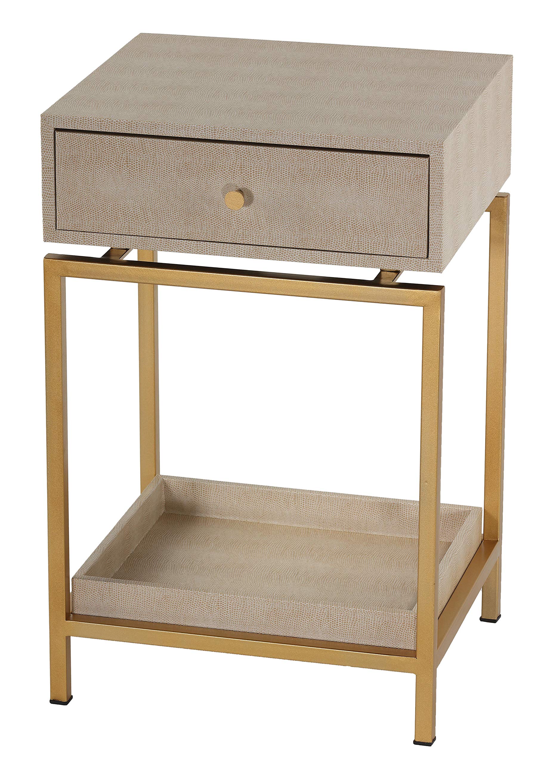 Cortesi Home Everett Nightstand End Table - 24.5