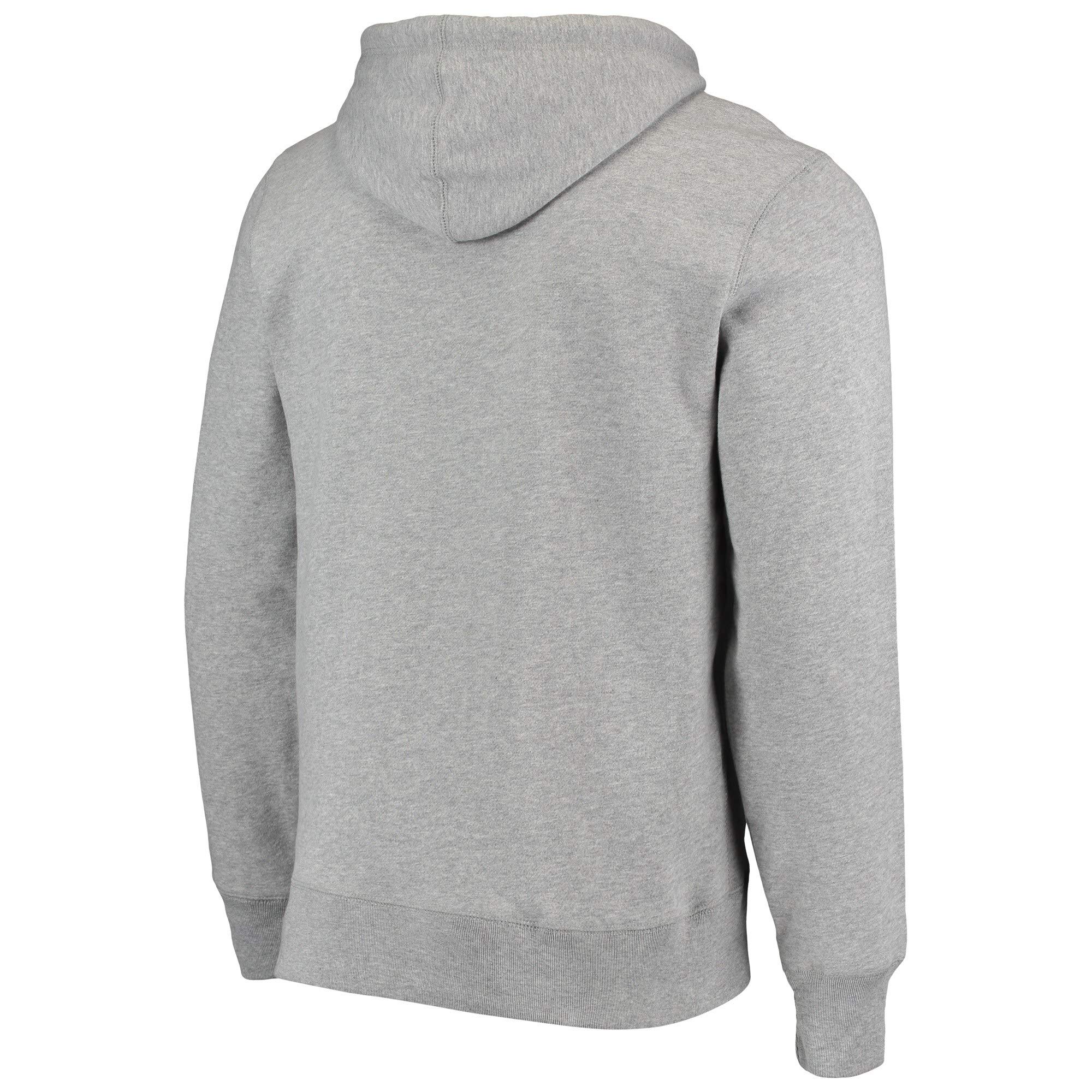 47 Men's Heathered NFL Team Logo Pullover Hoodie Sweatshirt - Comfortable & Stylish for Game Day, Casual Wear & Outdoor Activities