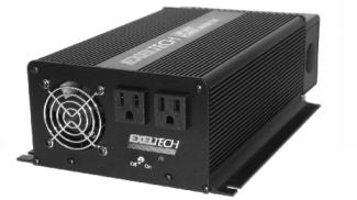 Exeltech XP600 Pure Sine Wave Power Inverter 600W 12V DC to 120V AC - Reliable Backup Power for RVs, Boats, Camping & Emergency Use