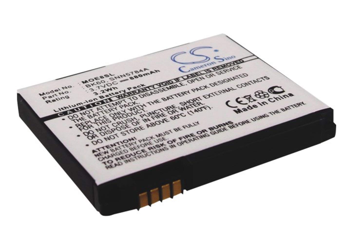 VINTRONS 880mAh Battery for Motorola Moto Z6c - Long Lasting Power