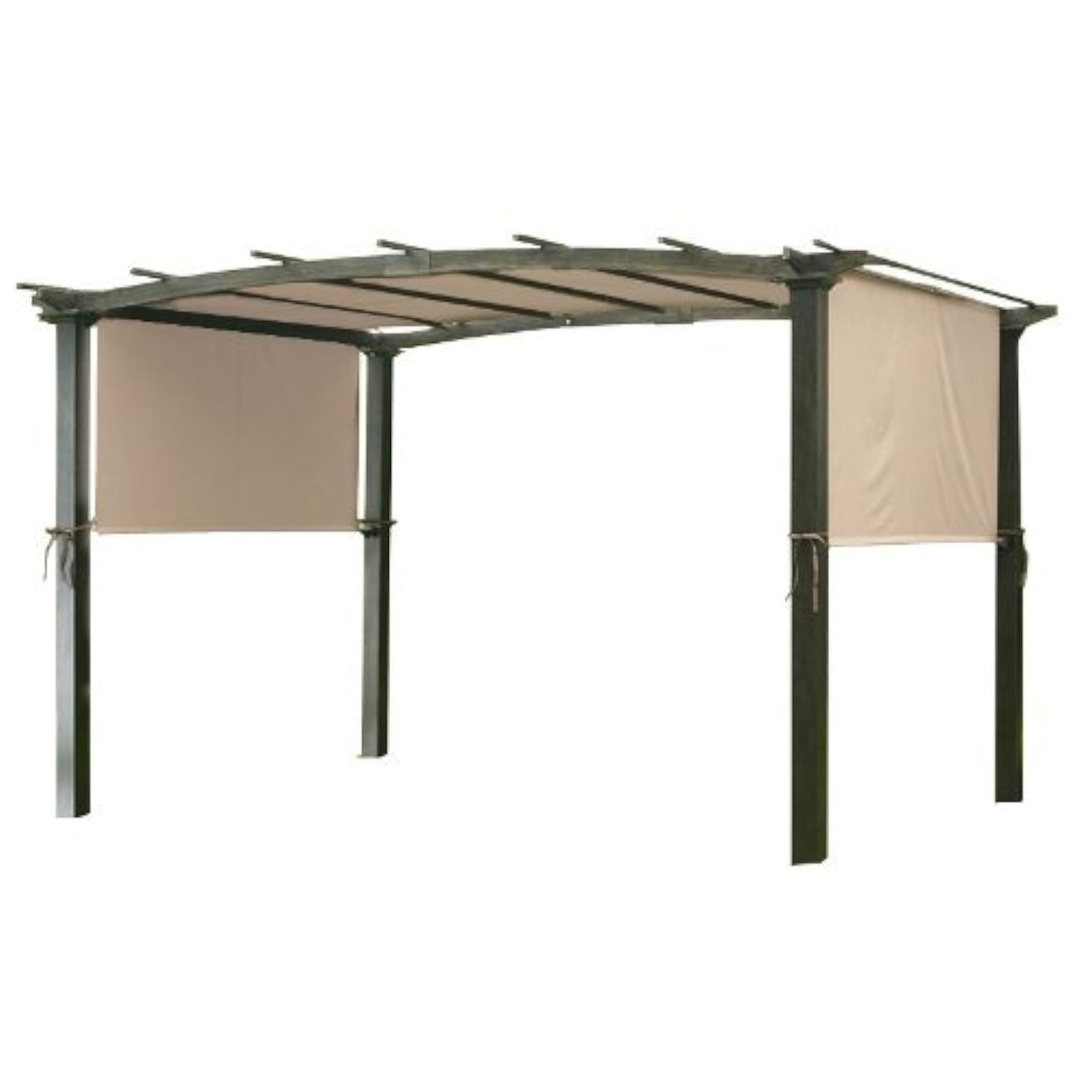 Garden Winds Universal Pergola Replacement Canopy - Standard 350 - Beige Shade Cover for Outdoor Patio, Backyard, and Garden - UV Resistant & Waterproof