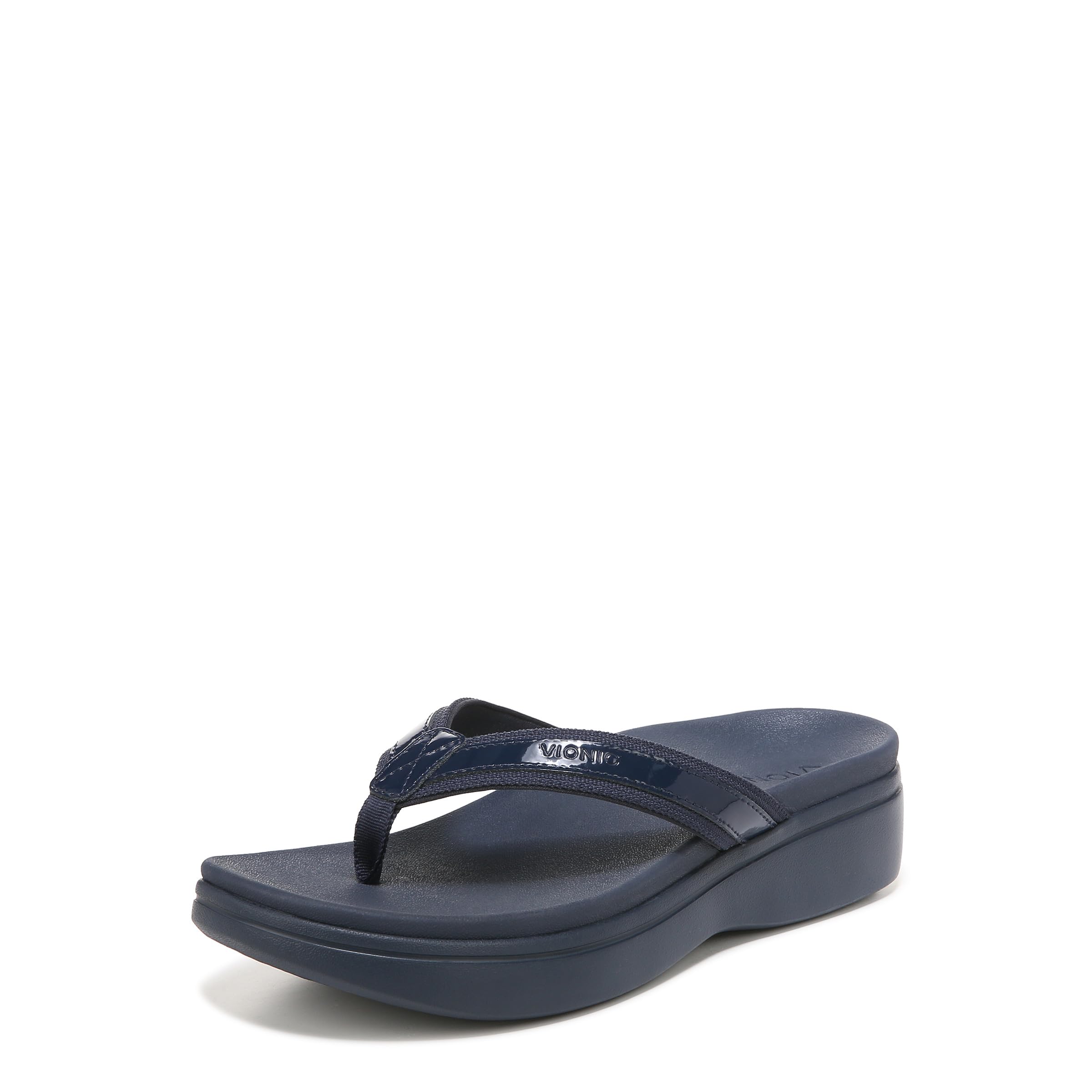 Vionic High Tide II Women's Orthotic Platform Sandals - Arch Support Comfort Shoes for Walking, Beach & Summer Outfits