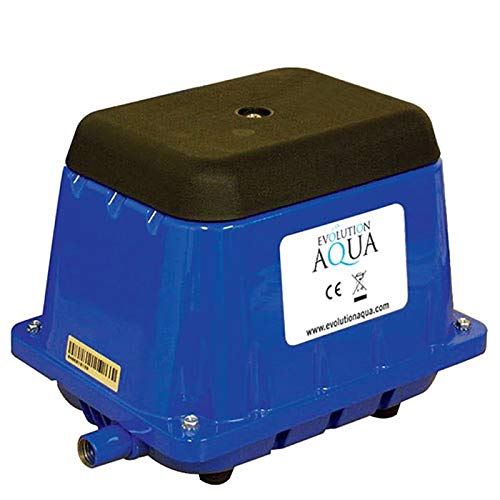 Evolution Aqua 87048 Airtech Air Pump 75 - High Performance Aquarium Air Pump for Fish Tanks, Ponds & Hydroponics | Quiet Oxygen Pump for Aquatic Plants & Fish Breeding | Ideal for Home Aquariums, Outdoor Ponds & Gardening Systems