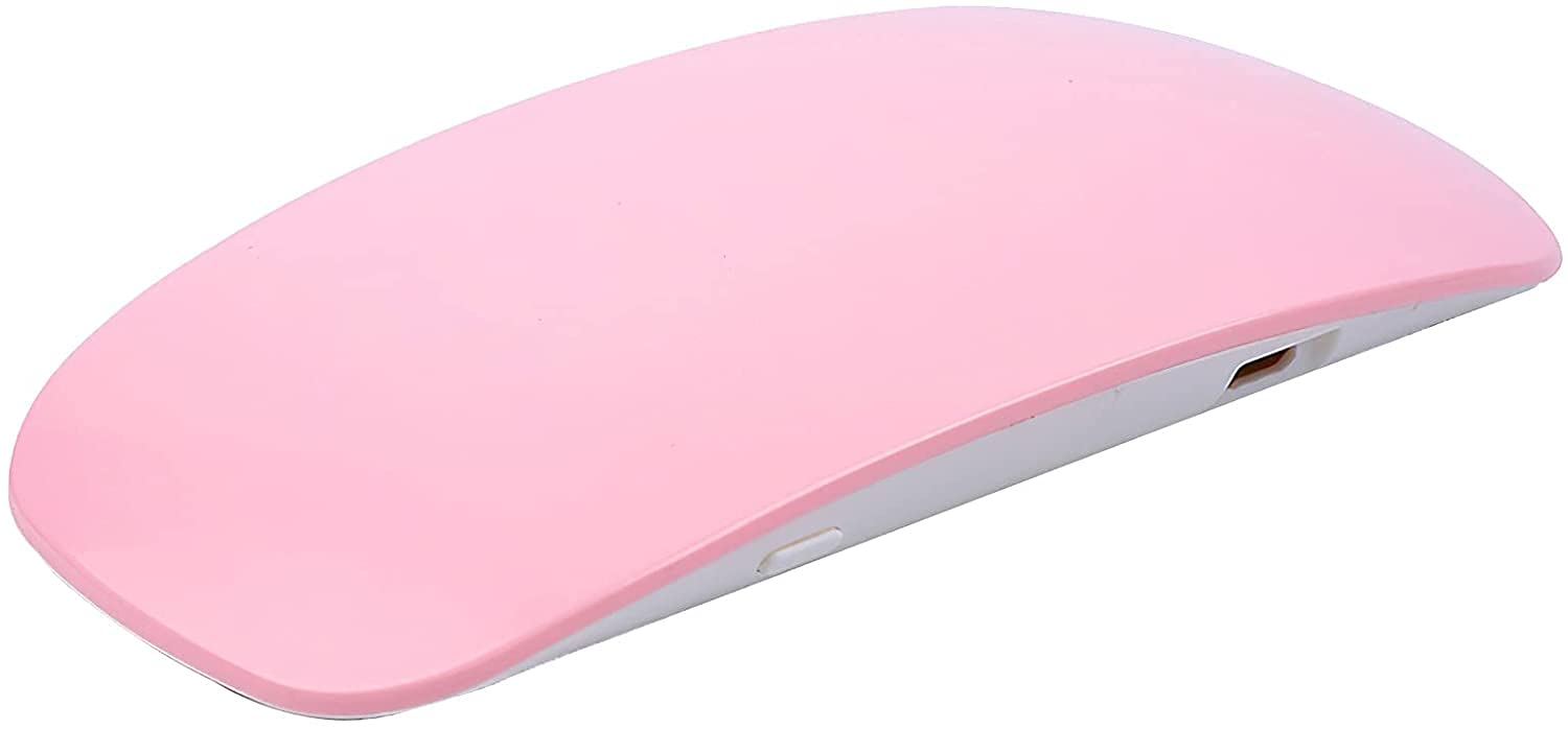 XMING 6W USB Rechargeable Gel Nail Polish Dryer Lamp - Portable Folding Nail Care Tool with Mouse Design for Home & Travel Use (Pink) | Perfect for DIY Manicures, Salon Professionals & On-the-Go Nail Care