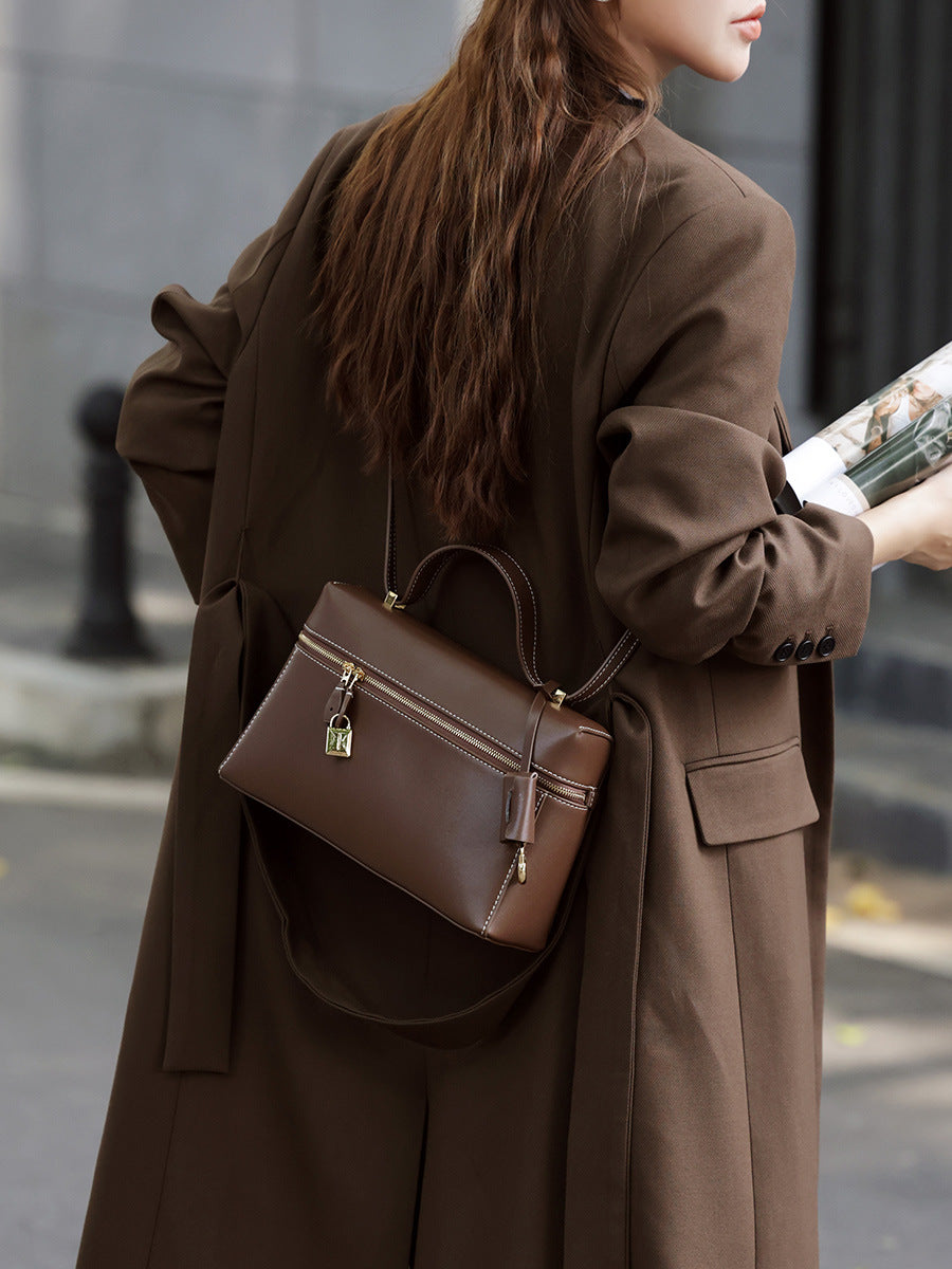 Structured Mini Box Bag for Women - Stylish Crossbody Handbag for Everyday Use, Work, and Travel