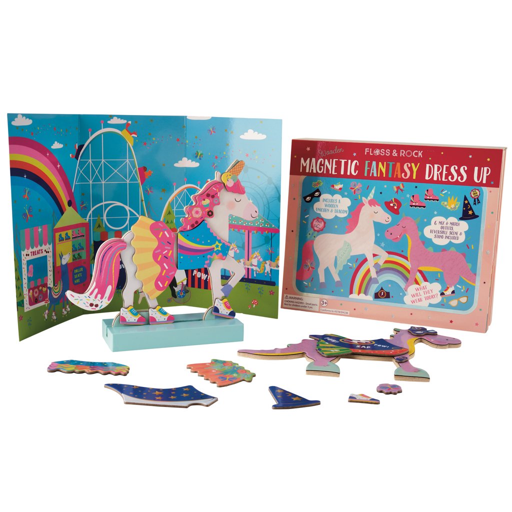 Magnetic Dress Up Kit for Kids | Fantasy Pets Costume Play Set | Pretend Play, Dress Up & Creative Fun for Children