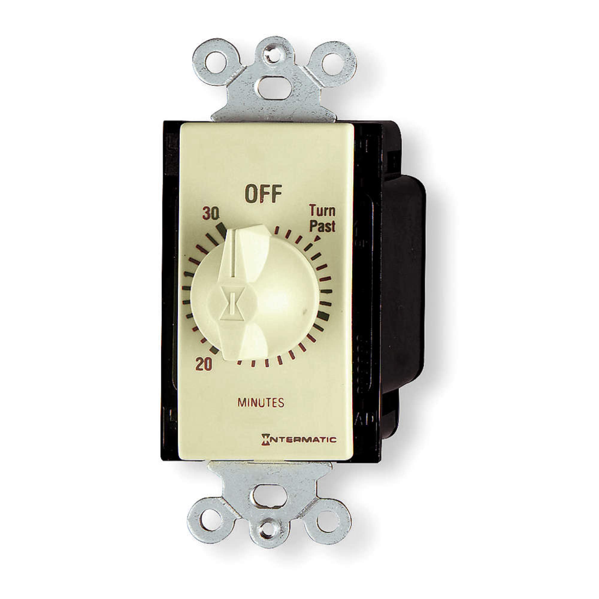 Intermatic FD30M Mechanical Spring Wound Timer - Heavy Duty Countdown Timer for Lights, Pumps & Appliances - Perfect for Home, Garage & Outdoor Use