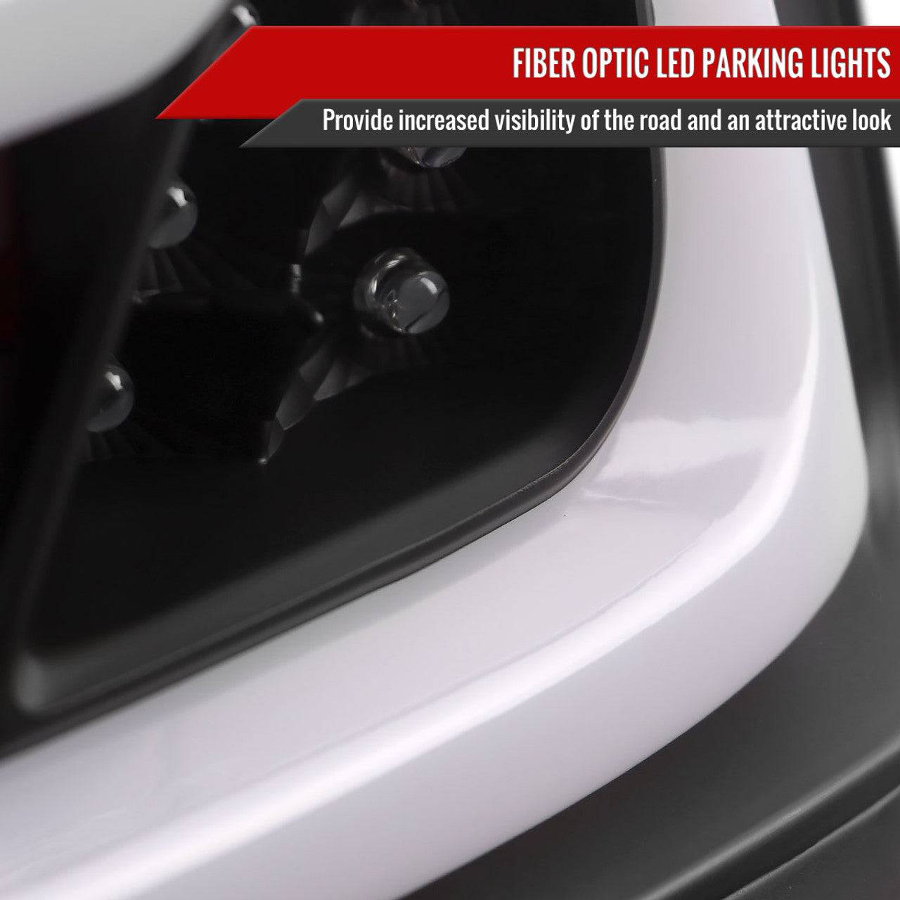 Full LED Black Tail Lights with Fiber Optic Parking Light & Sequential Turn Signals for 2009-2011 BMW E90 3 Series 4DR Sedan - Left & Right Pair Assembly - Upgrade Your Ride for Night Driving & Enhanced Style