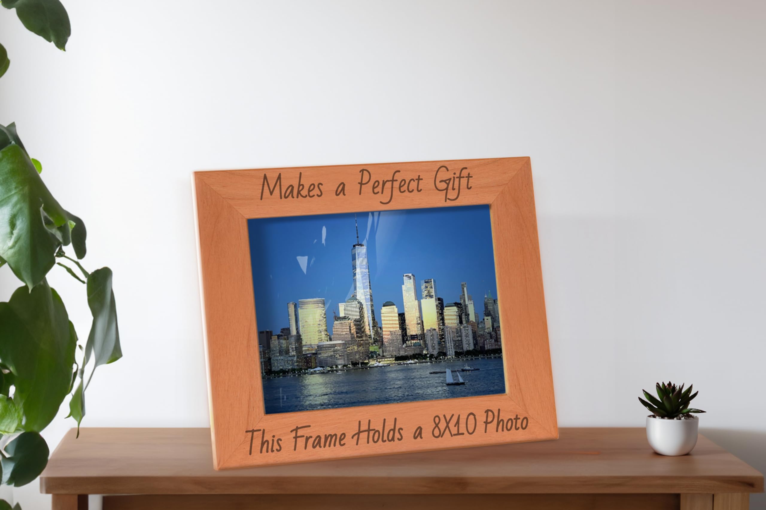 Sentimental Wood Laser Engraved 8x10 Picture Frame - Perfect Graduation Gift for 2025 Graduate - Ideal for Displaying Graduation Photos, Home Decor & Office Desk