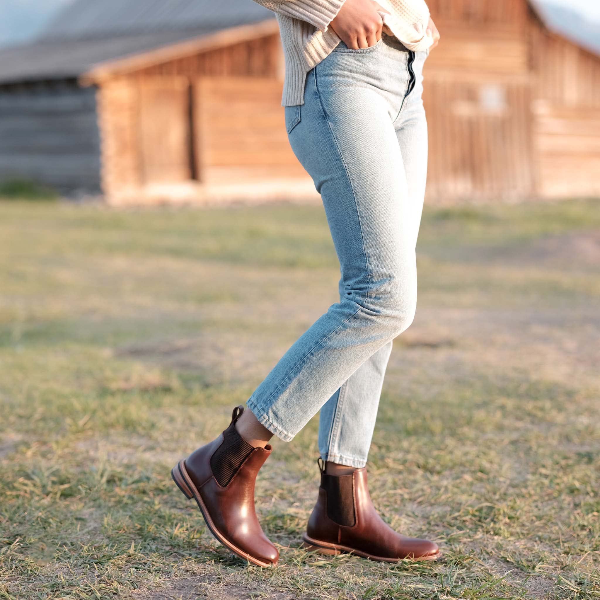 Nisolo Carmen Chelsea Boot - Women's Leather Slip-On Ankle Boots for Fall & Winter | Comfortable Casual & Dress Shoes | Perfect for Work, Travel & Everyday Wear