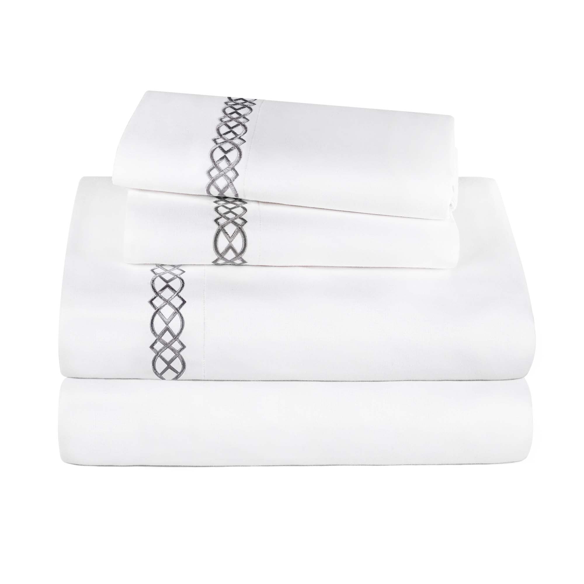 Premium 1000 Thread Count Egyptian Cotton Bed Sheet Set - Soft & Breathable for Ultimate Comfort - Perfect for Luxury Bedrooms & Hotels